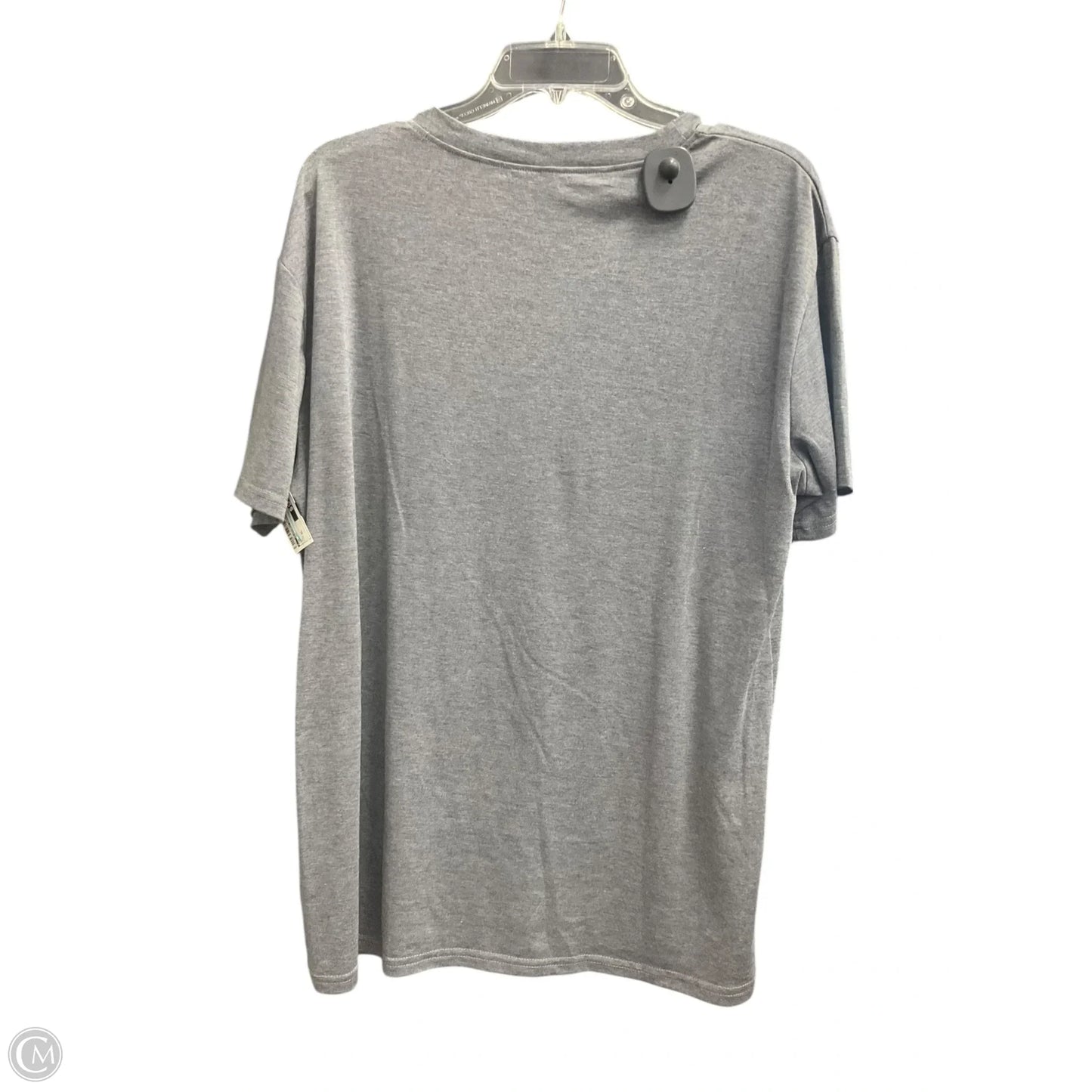 Top Short Sleeve By Clothes Mentor In Grey, Size: Xl