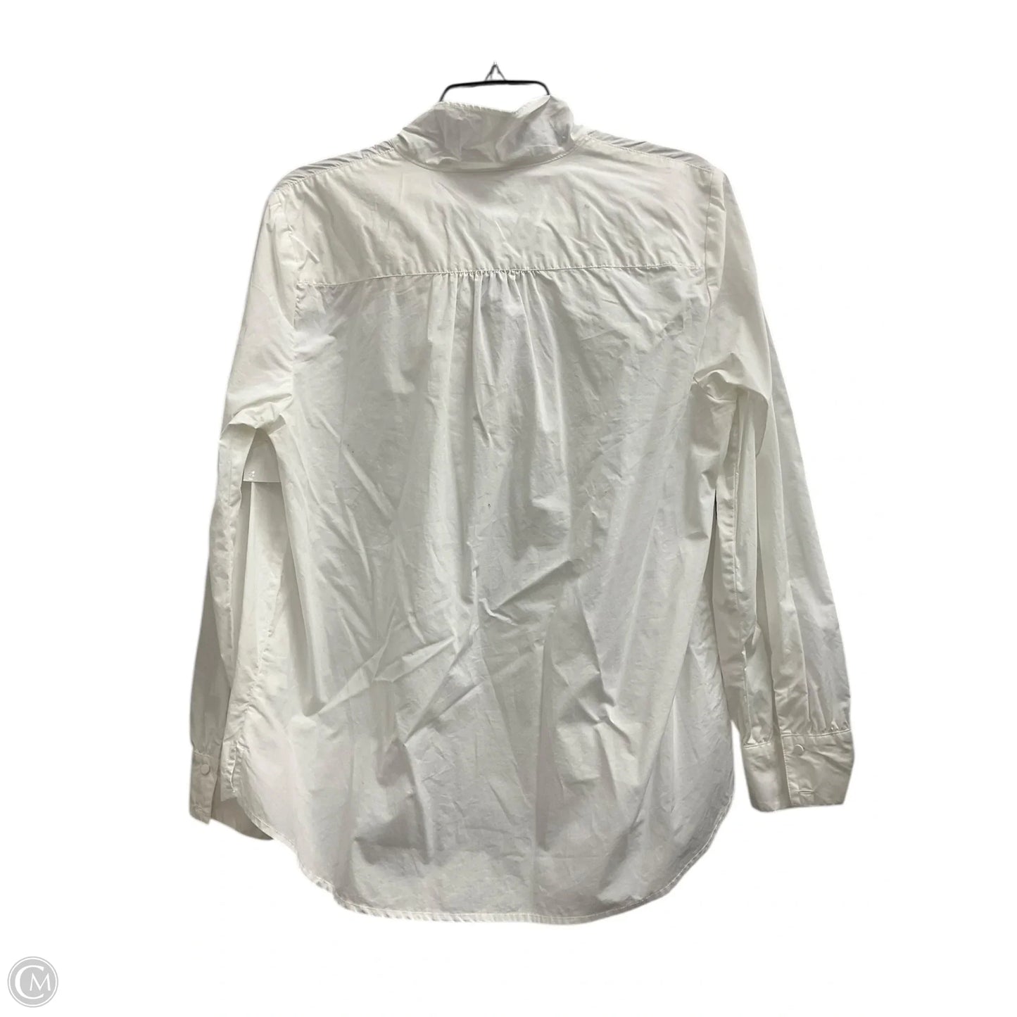 Top Long Sleeve By J. Crew In White, Size: L