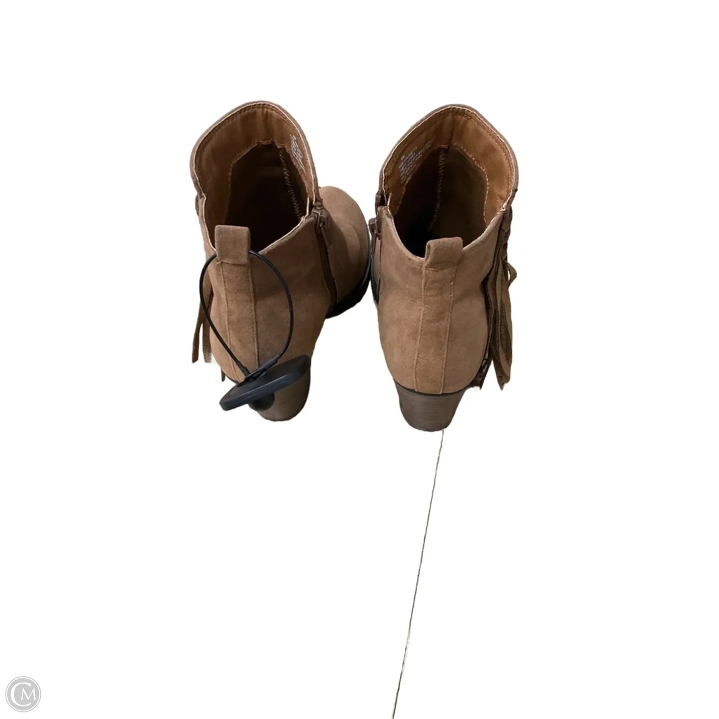 Boots Ankle Heels By Rampage In Tan, Size: 6