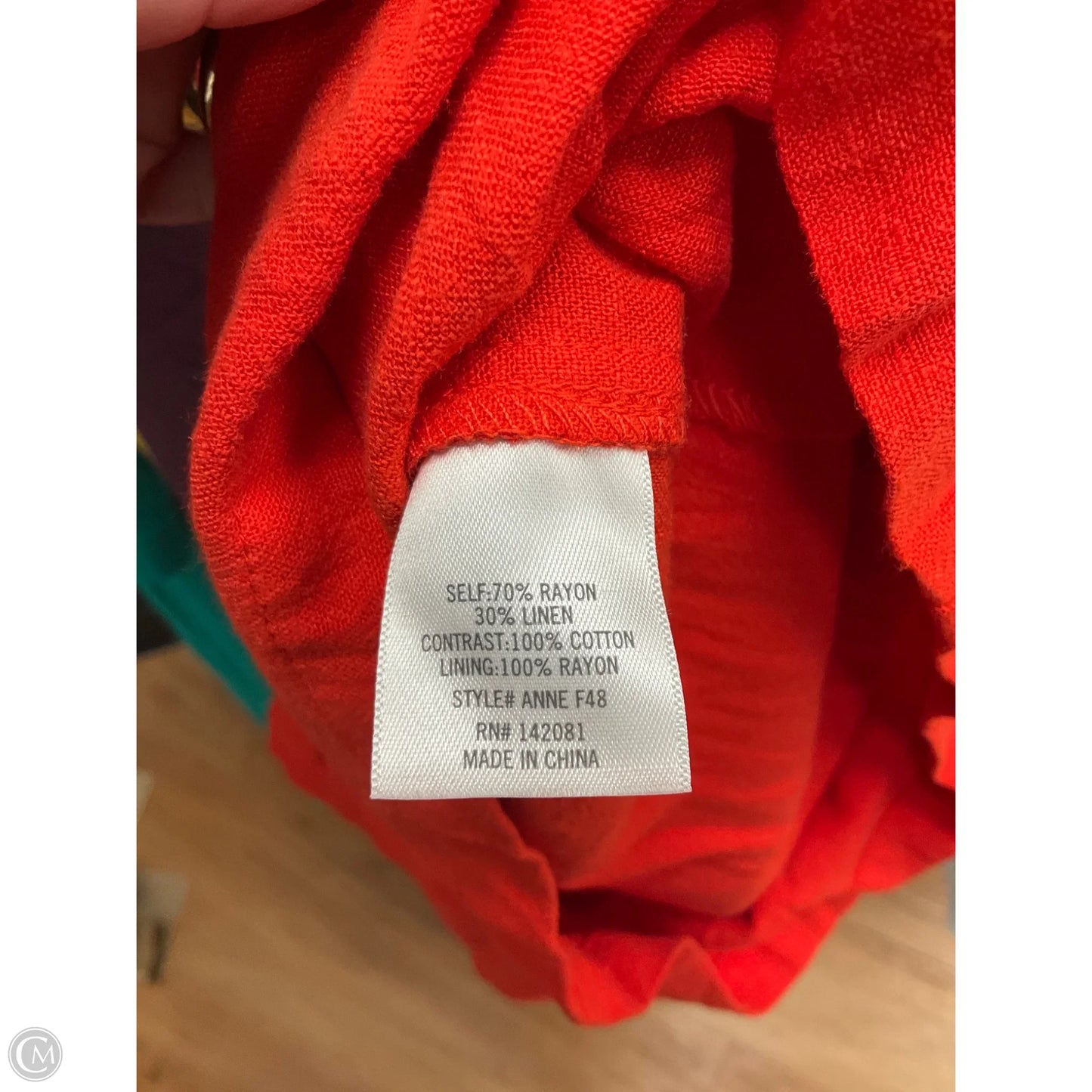 Romper By Miami In Orange, Size: M