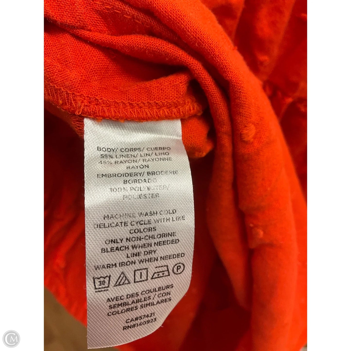 Swimwear Cover-up By Loft In Orange, Size: Xs