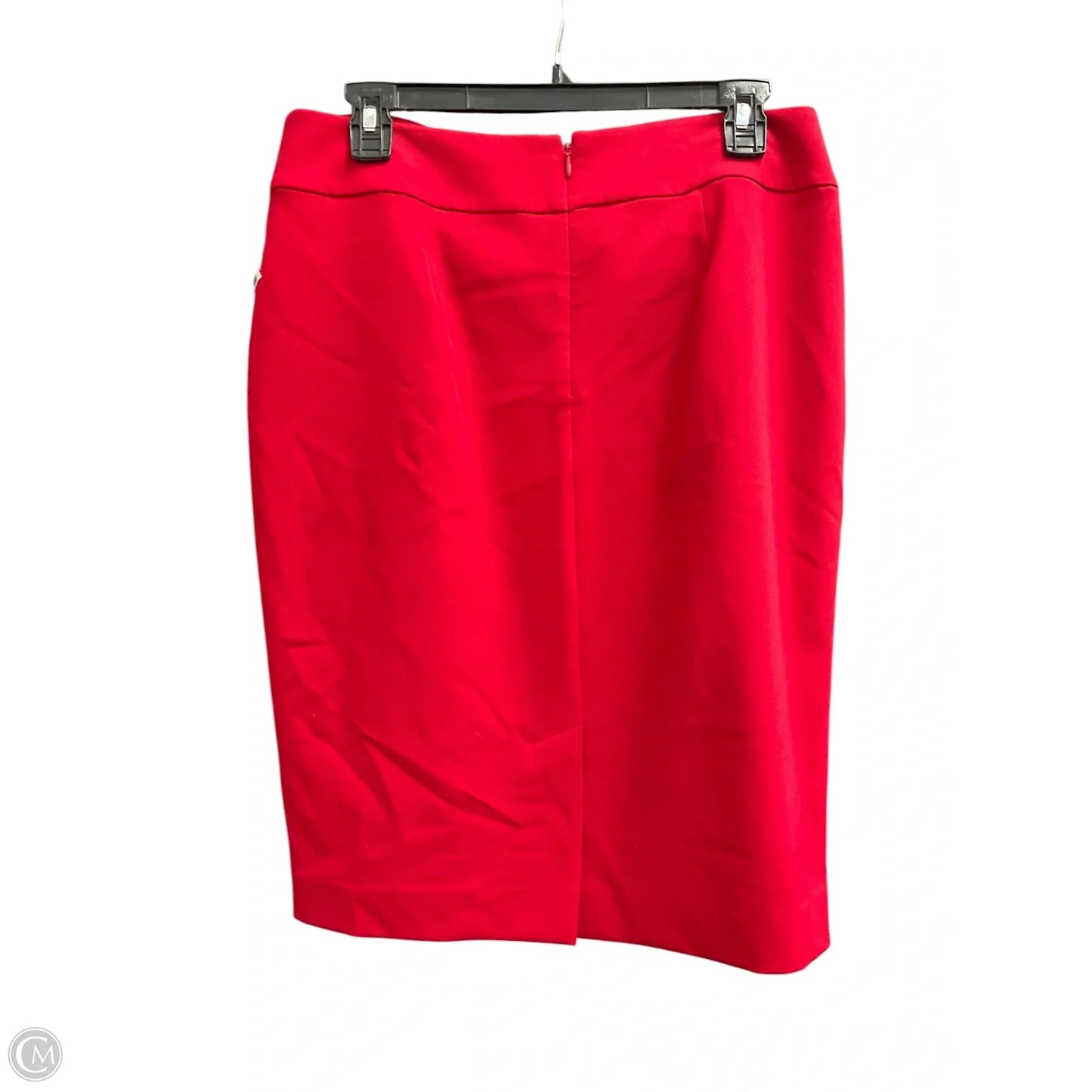 Skirt Midi By Nine West In Red, Size: 6
