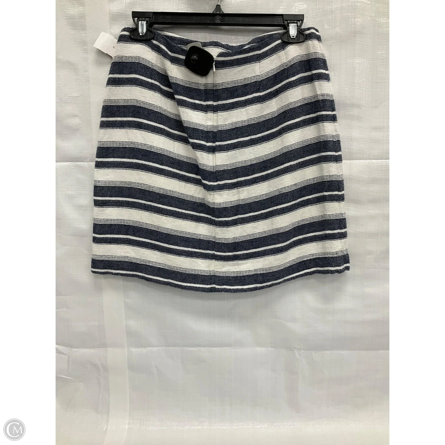 Skirt Mini & Short By Loft In Striped Pattern, Size: 4