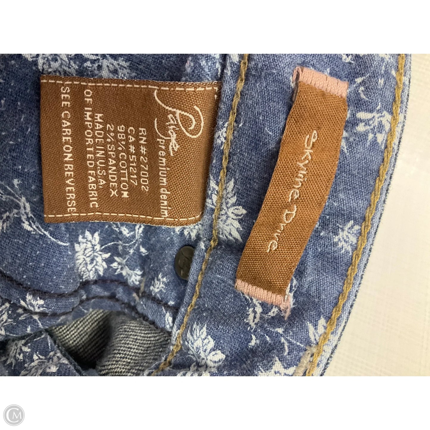 Jeans Straight By Paige In Blue, Size: 29