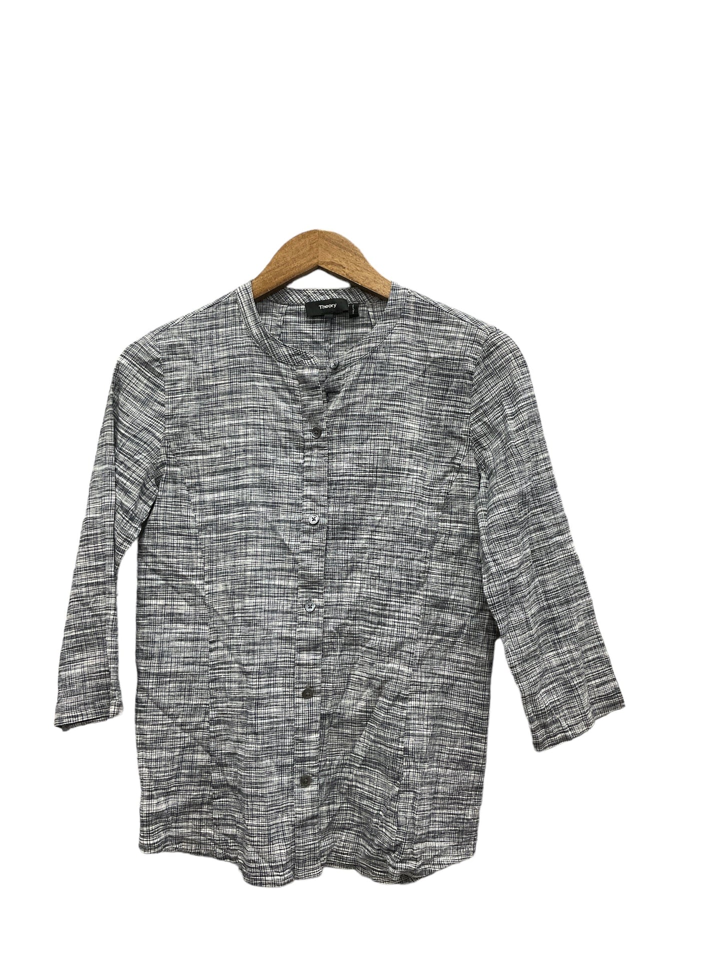 Blouse Long Sleeve By Theory Size: M