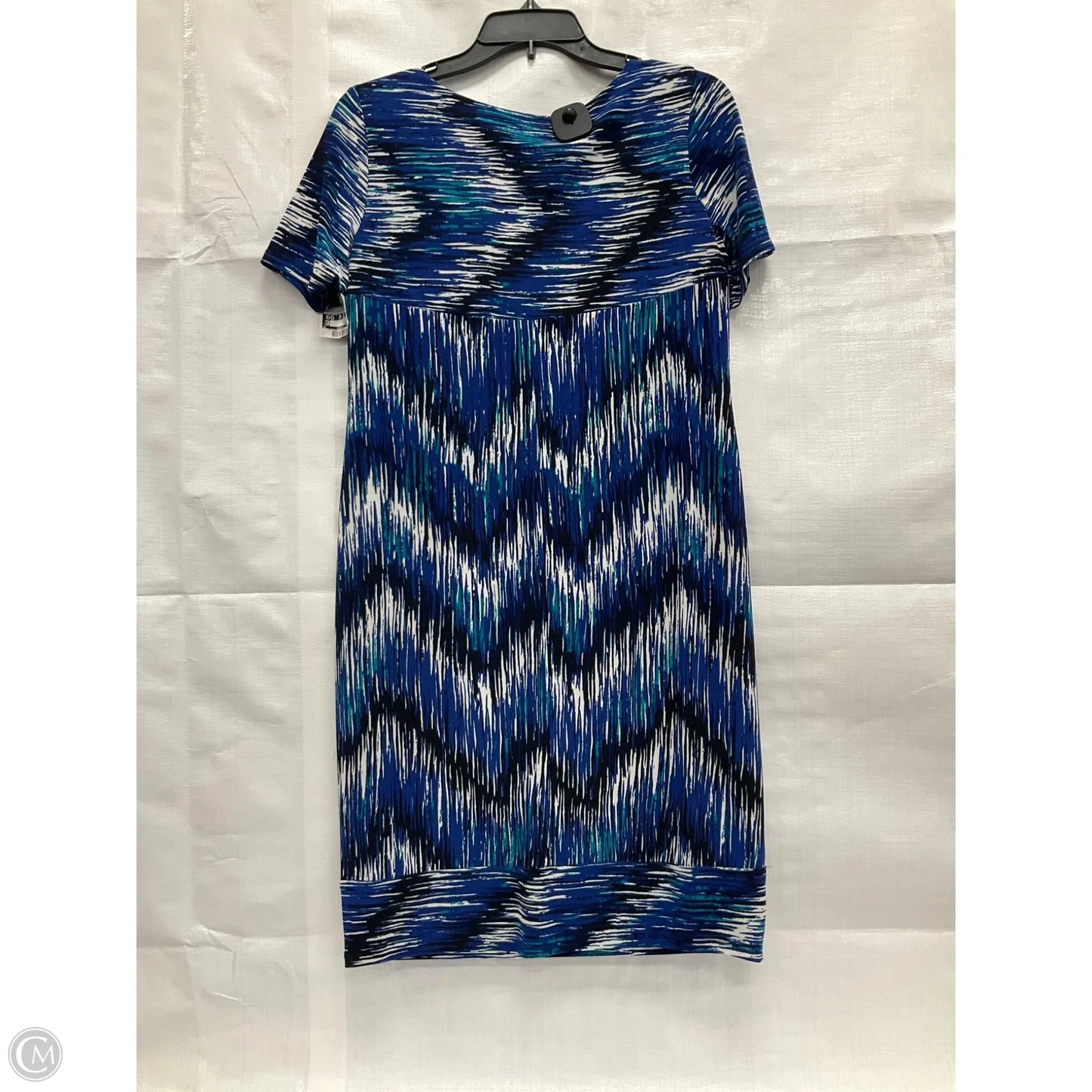 Dress Casual Midi By Evan-picone In Blue, Size: 8