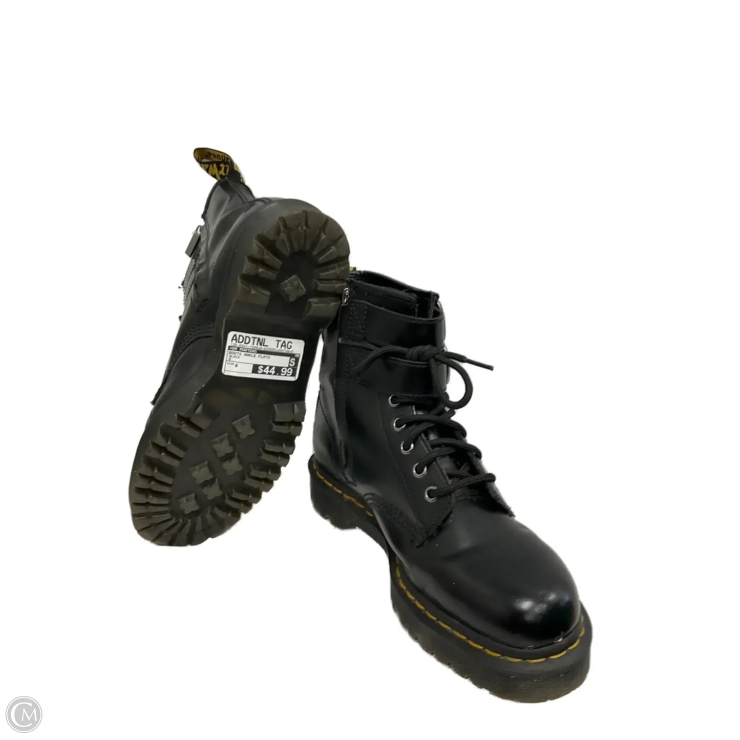 Boots Ankle Flats By Dr Martens In Black, Size: 8