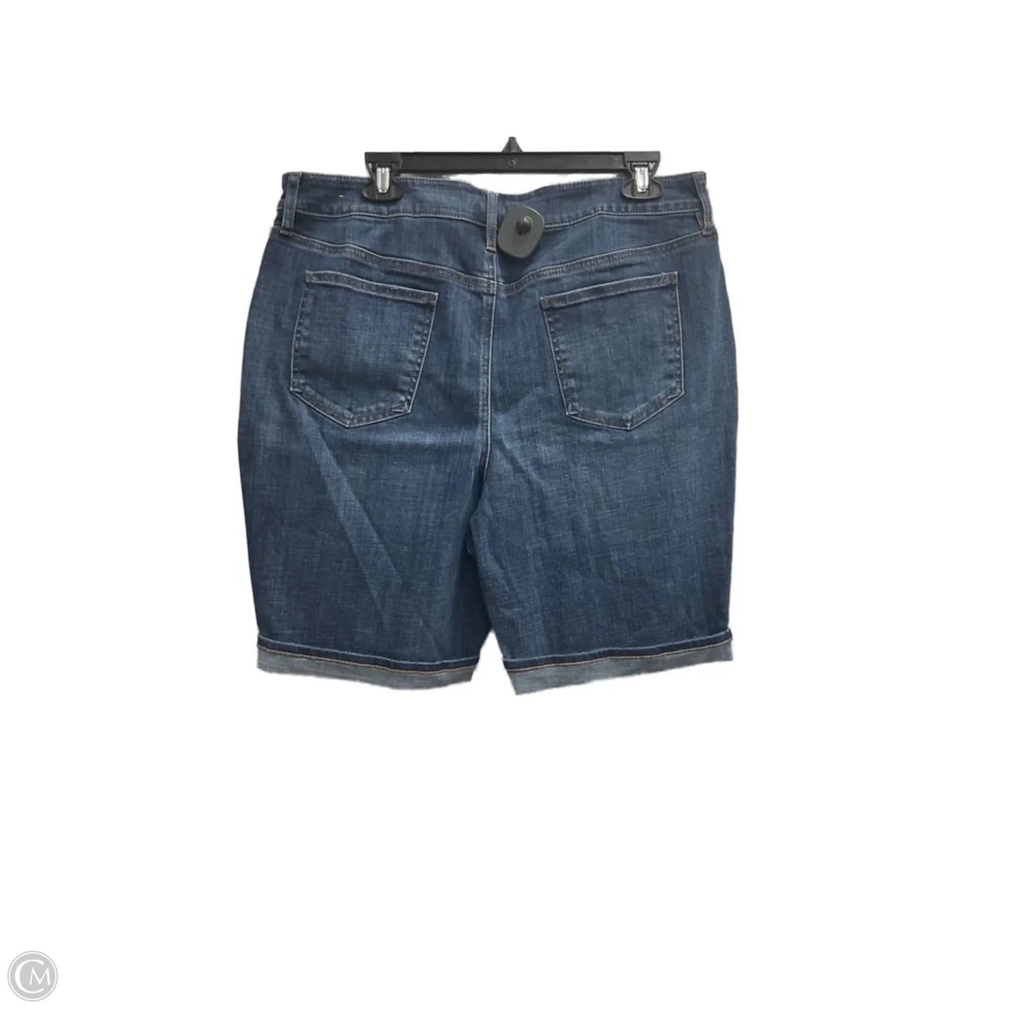 Shorts By Chicos In Blue Denim, Size: 14