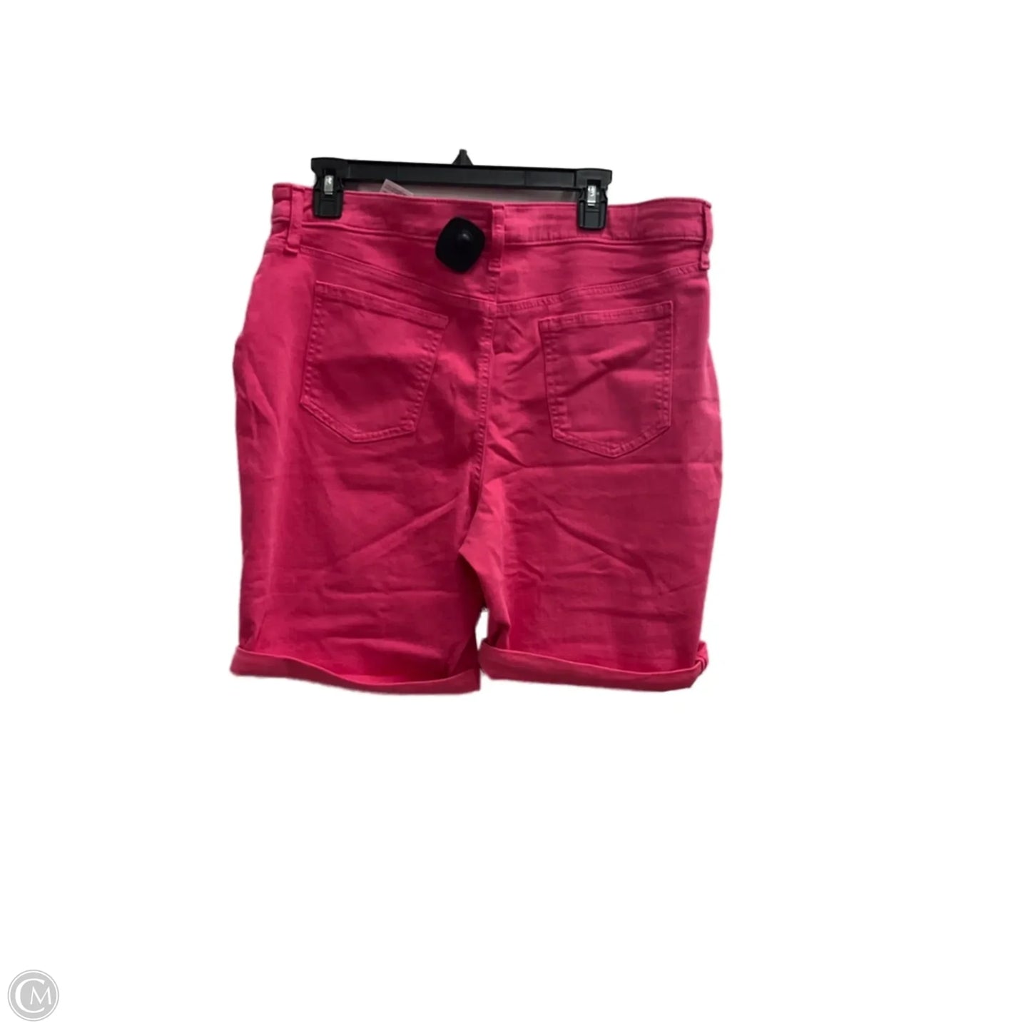 Shorts By Chicos In Pink Denim, Size: 14