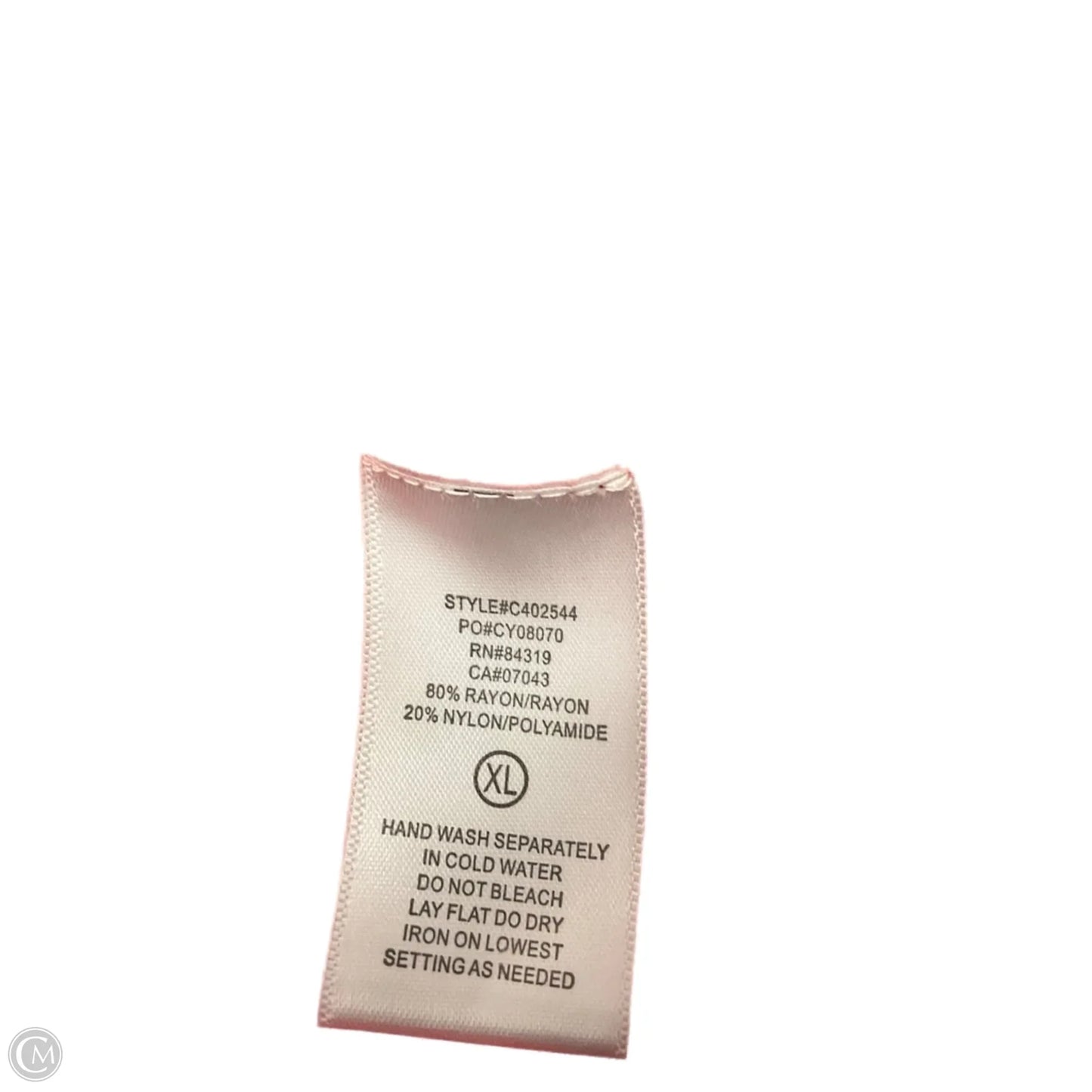 Top Sleeveless By Cyrus Knits In Red, Size: Xl