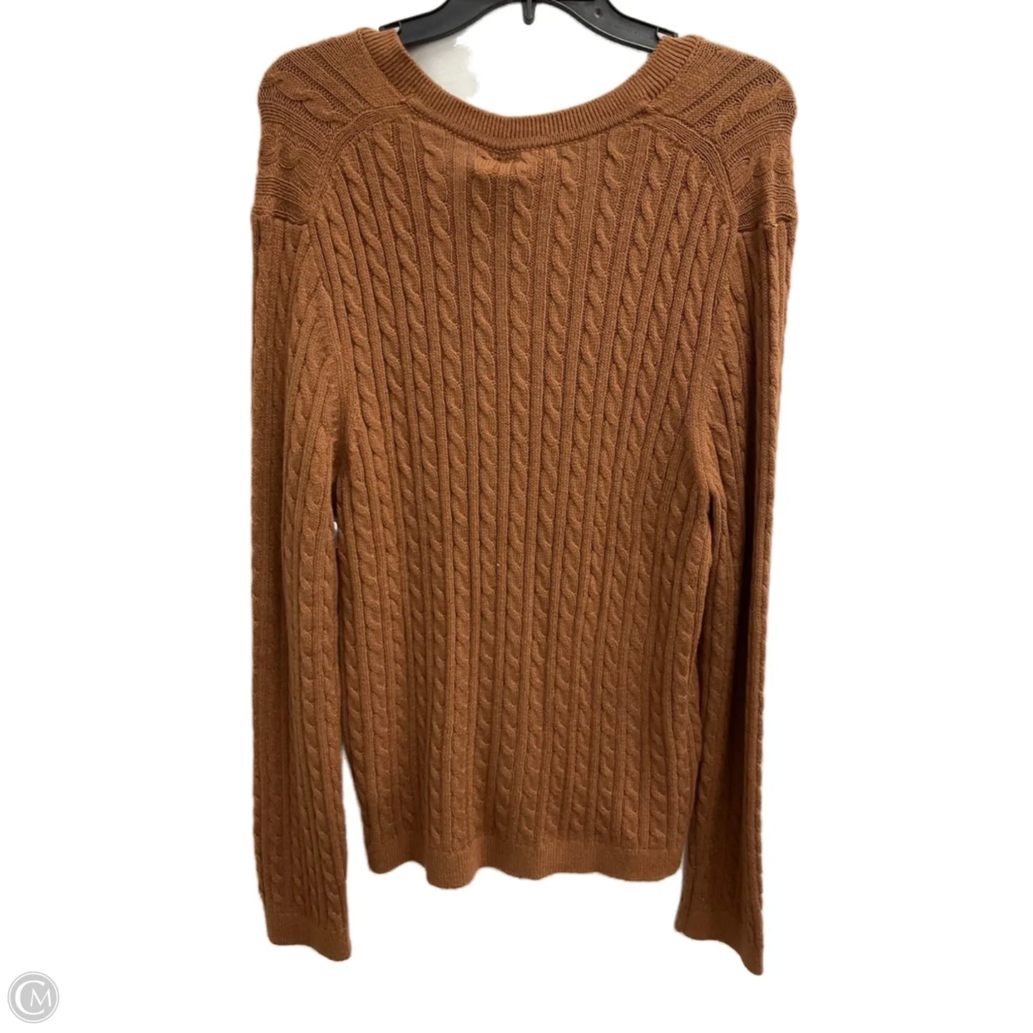 Sweater By Tommy Hilfiger In Brown, Size: M