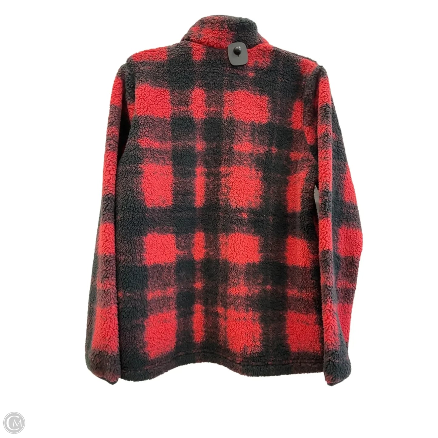 Jacket Fleece By Columbia In Plaid Pattern, Size: M