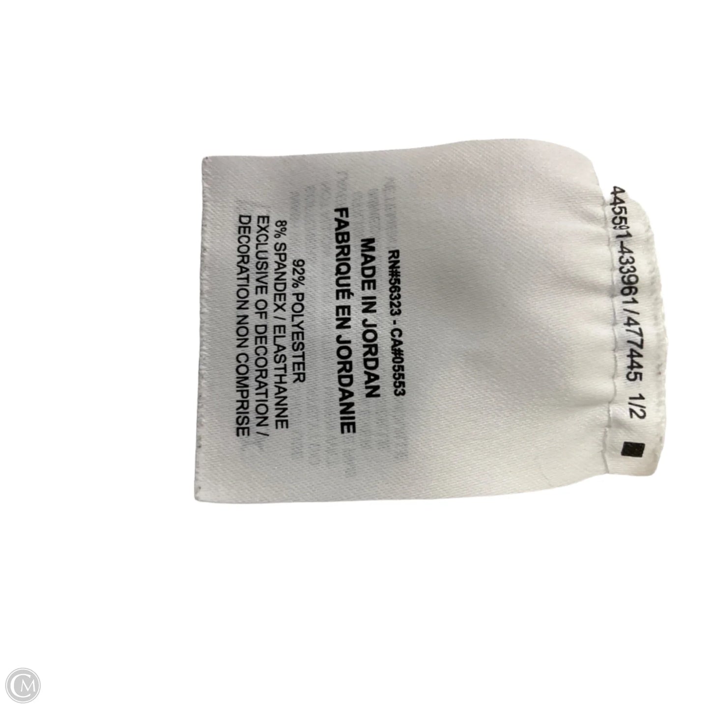 Athletic Tank Top By Nike In White, Size: S