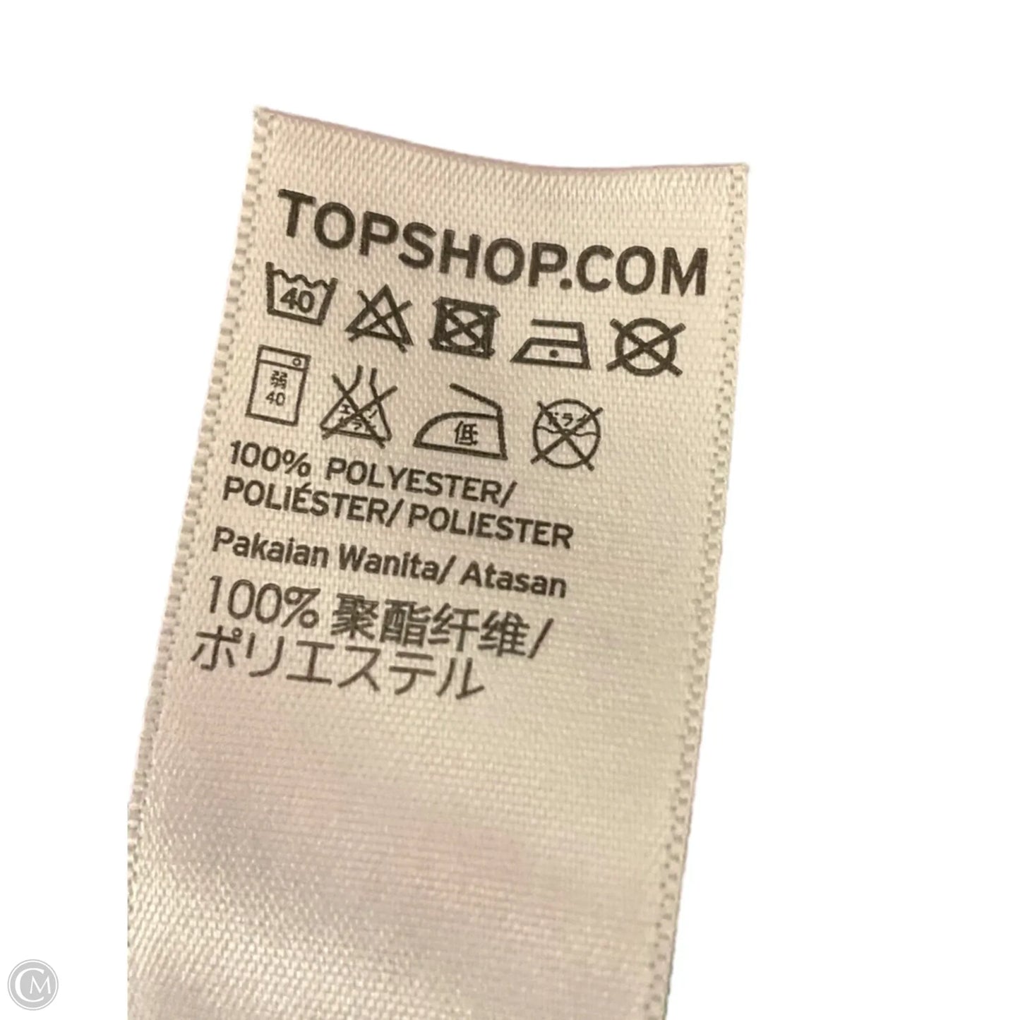 Top Long Sleeve By Top Shop In Green, Size: M