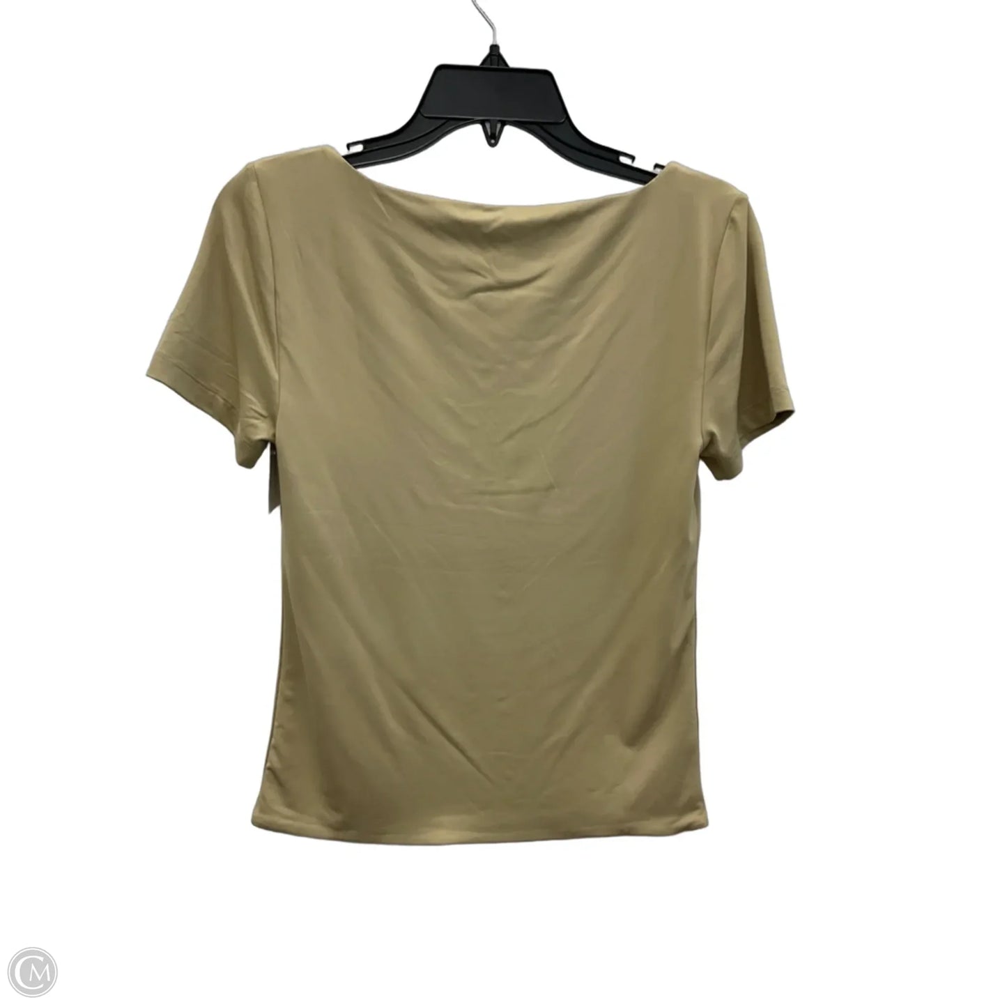 Top Short Sleeve Basic By Loft In Beige, Size: M