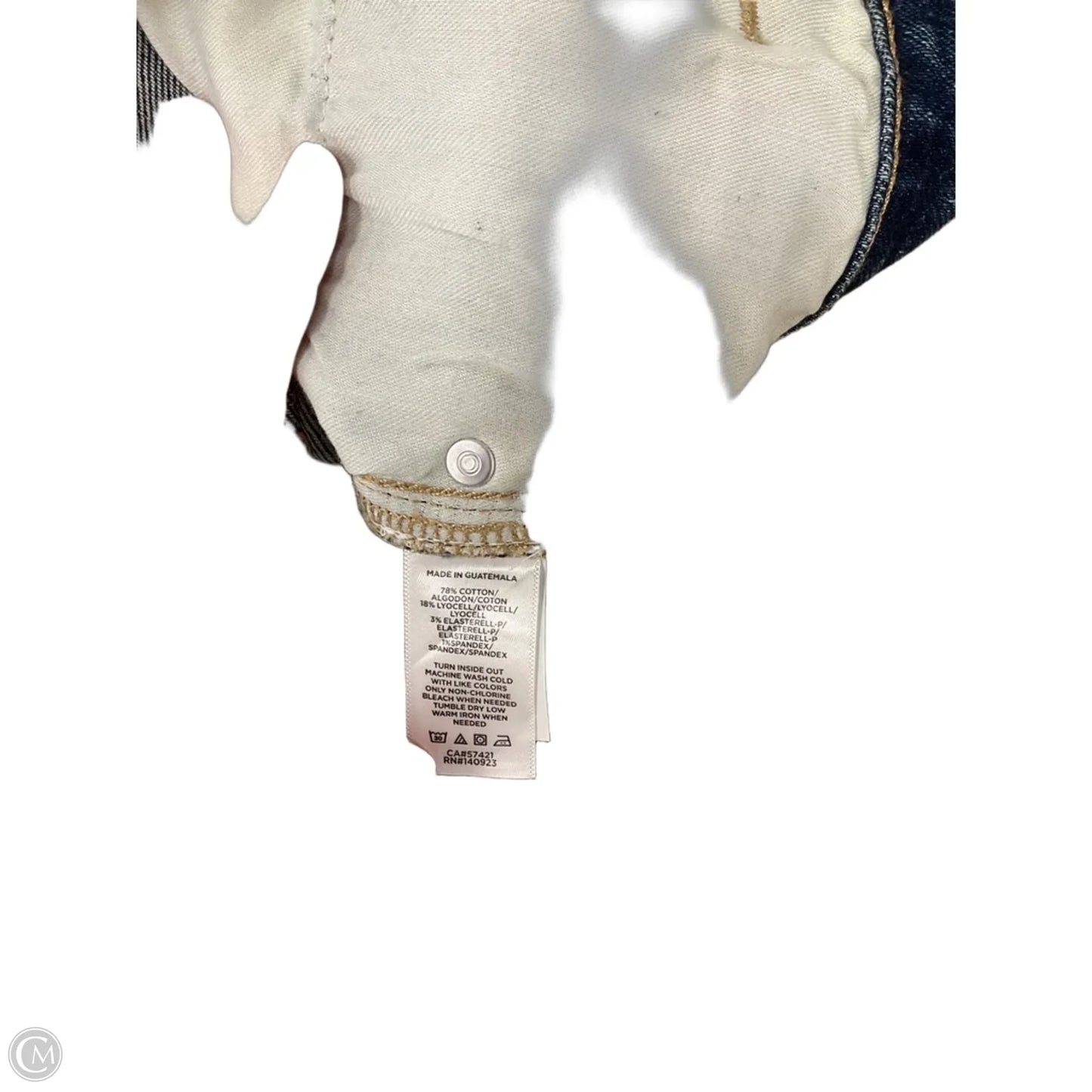 Jeans Straight By Loft In Blue Denim, Size: 12