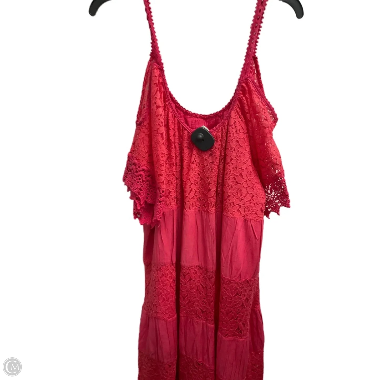 Dress Casual Short By Clothes Mentor In Pink, Size: L