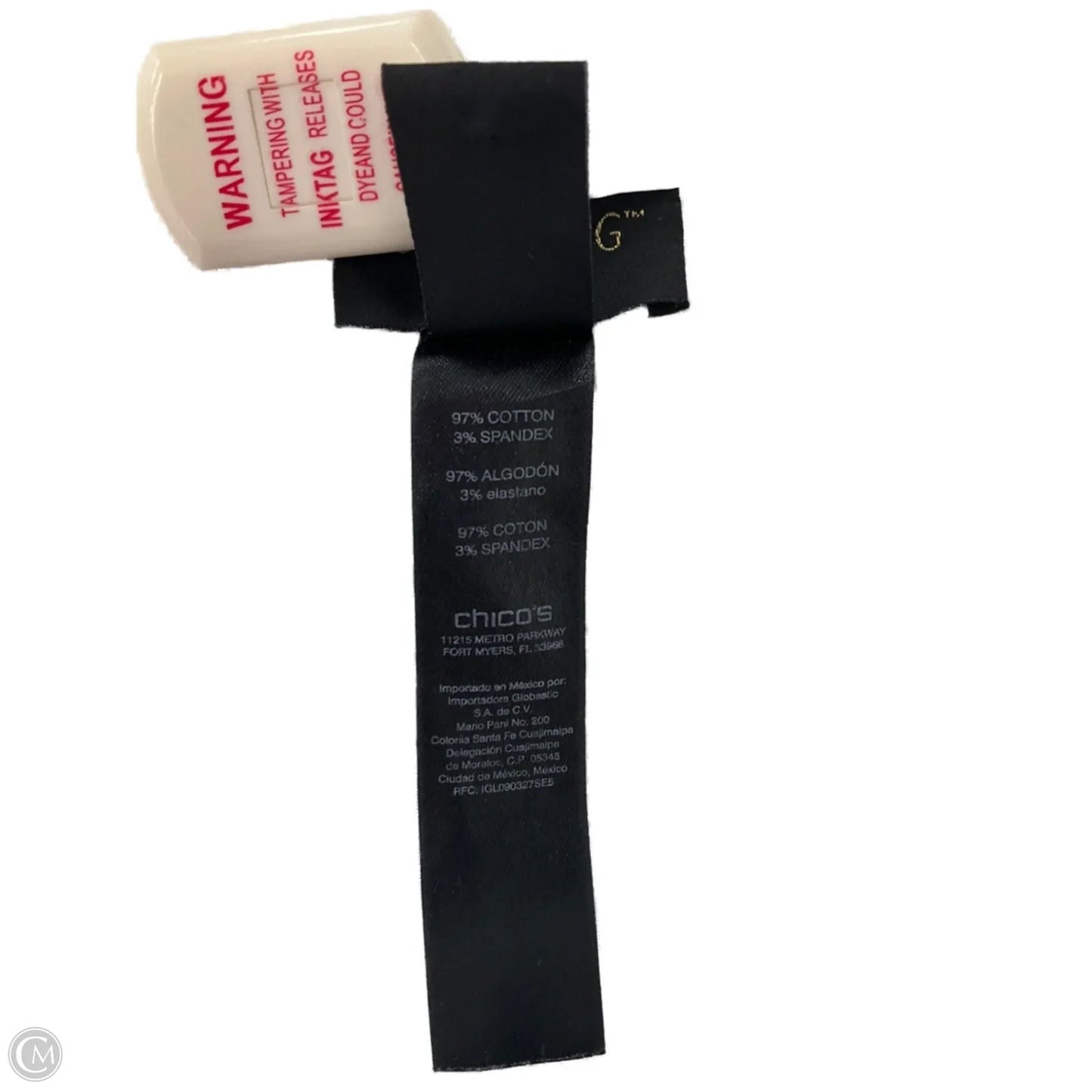 Capris By Chicos In Striped Pattern, Size: L