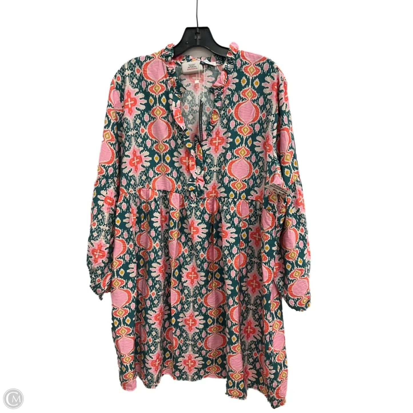 Dress Casual Maxi By Clothes Mentor In Teal, Size: Xl