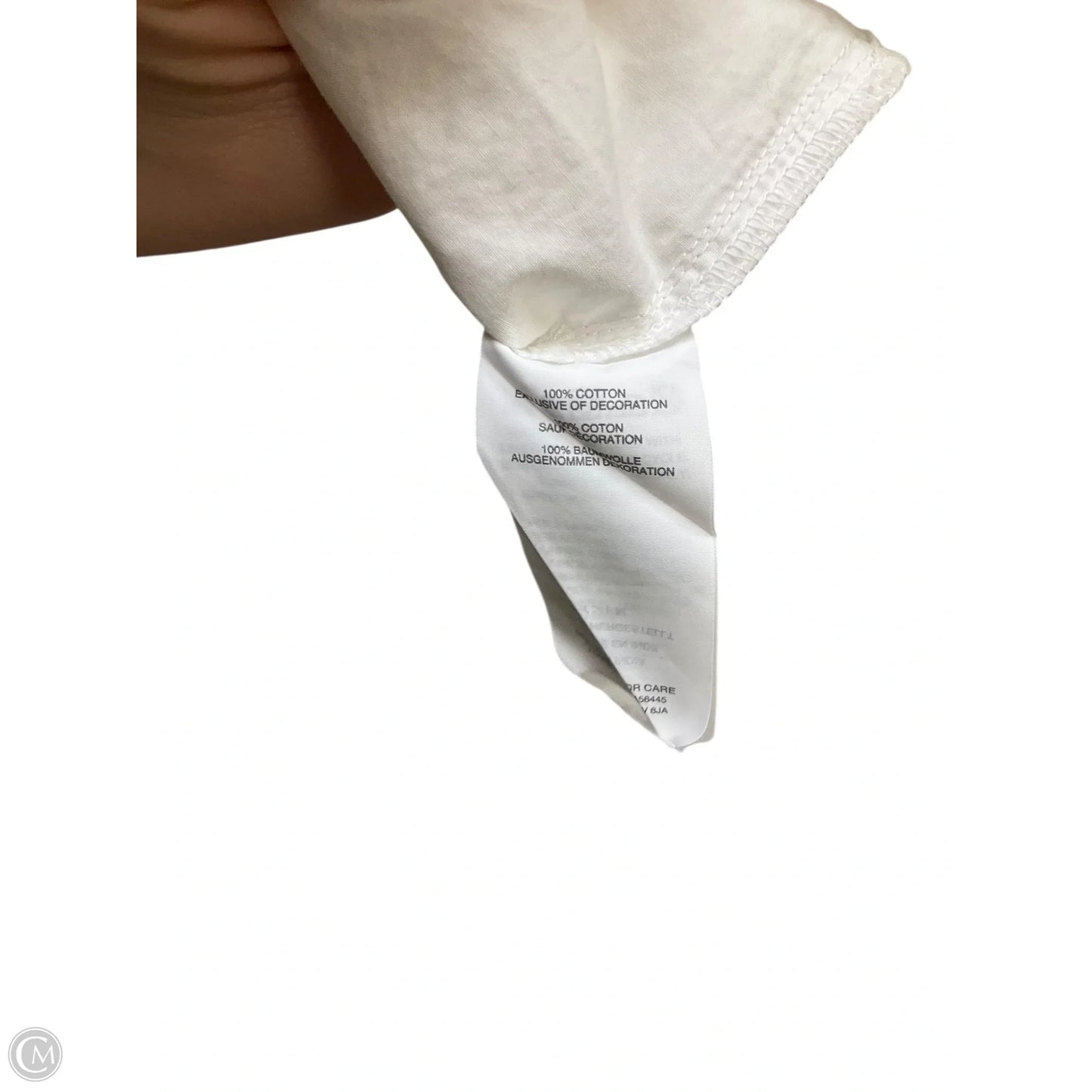 Top Long Sleeve By J. Crew In White, Size: 2