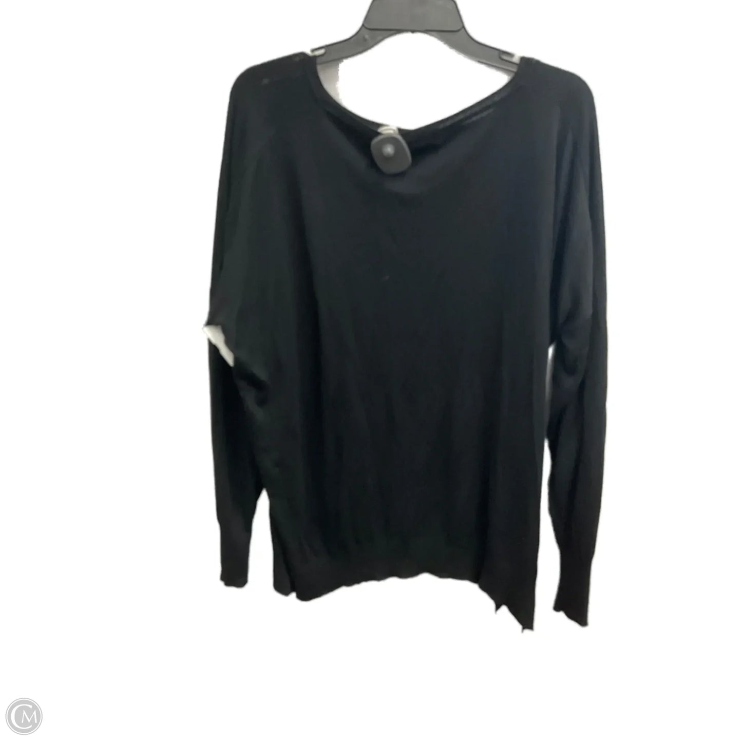 Top Long Sleeve By Zara In Black, Size: M