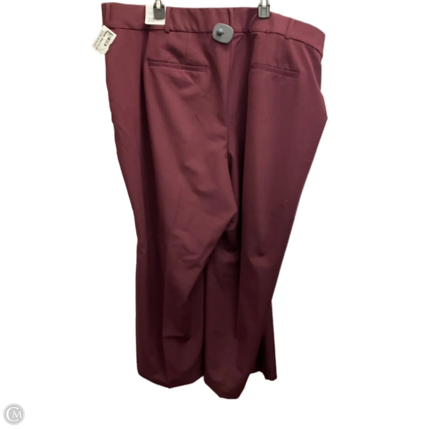 Pants Dress By Lane Bryant In Maroon, Size: 28