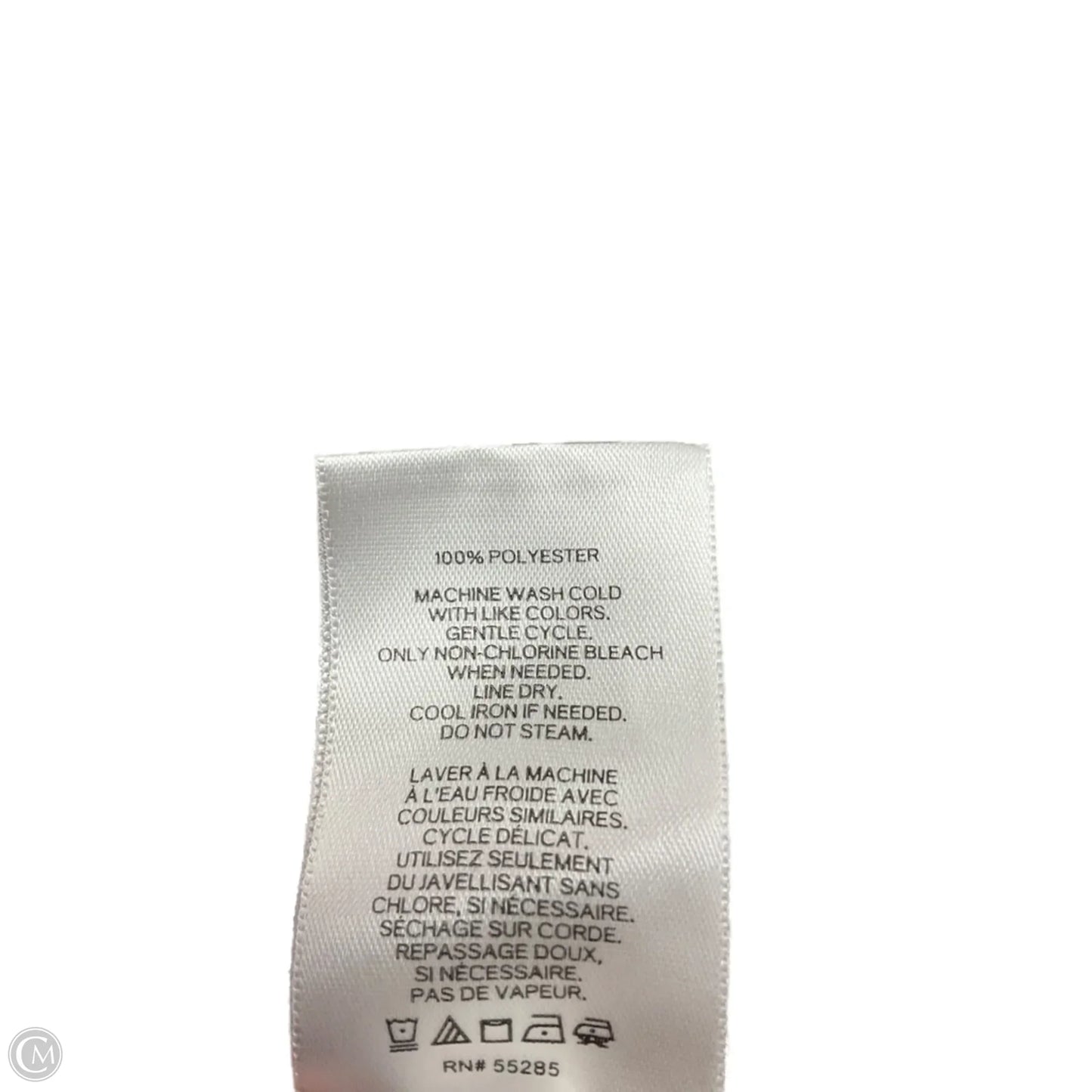 Blouse Long Sleeve By Express In Tan, Size: Xs