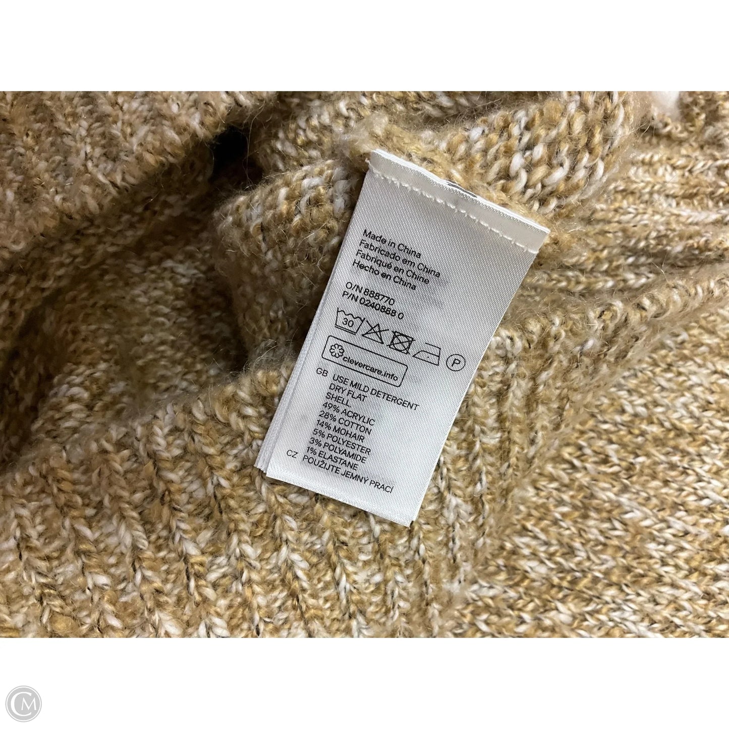 Dress Sweater By H&m In Orange, Size: S