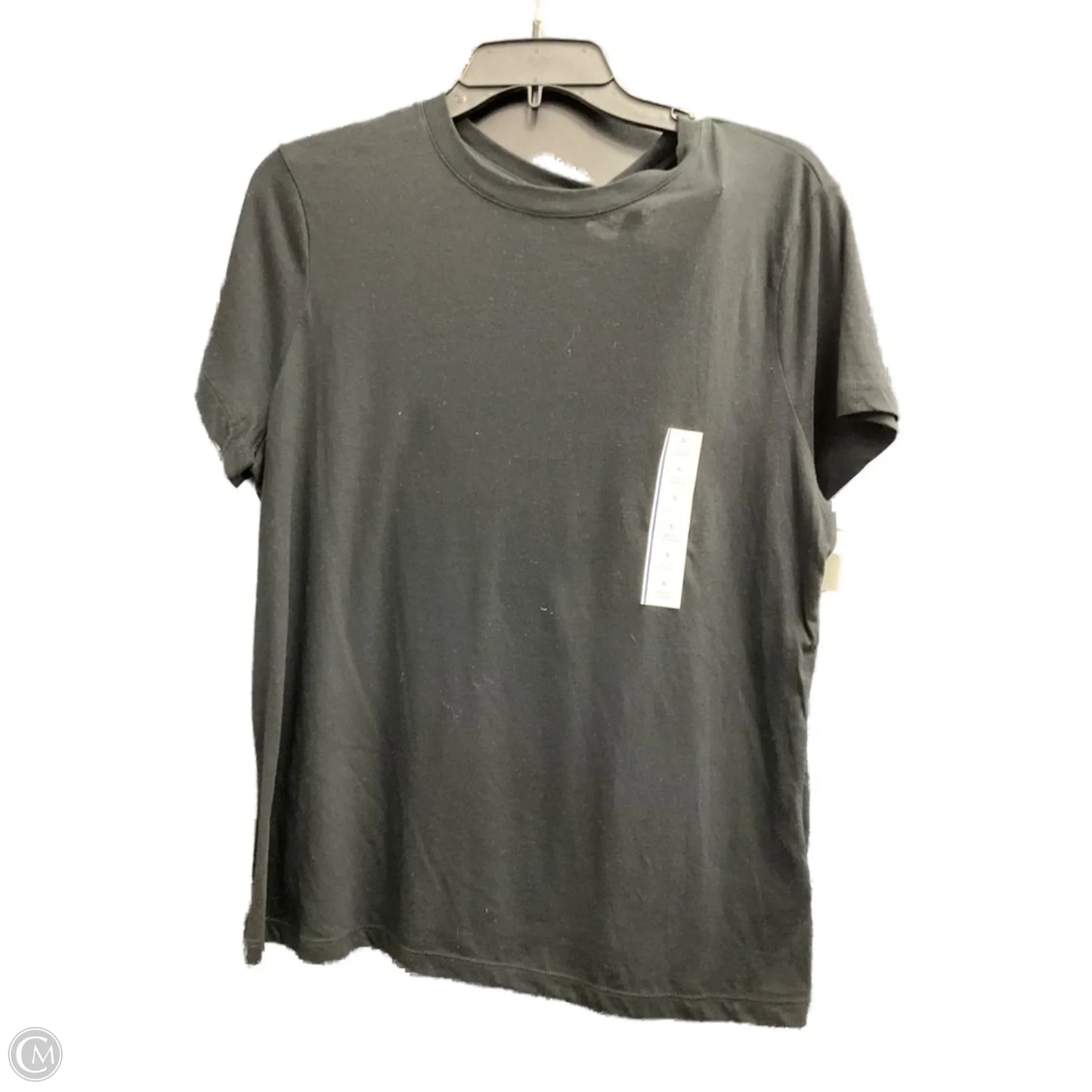 Top Short Sleeve Basic By A New Day In Black, Size: L