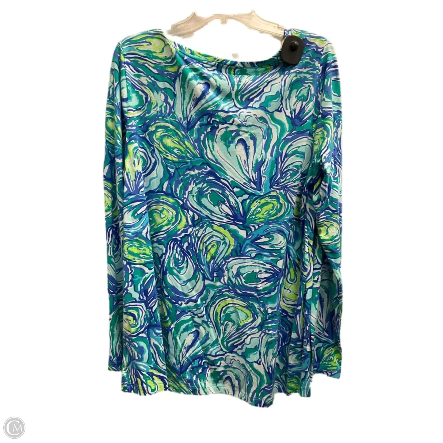 Top Long Sleeve Designer By Lilly Pulitzer In Blue, Size: Xl