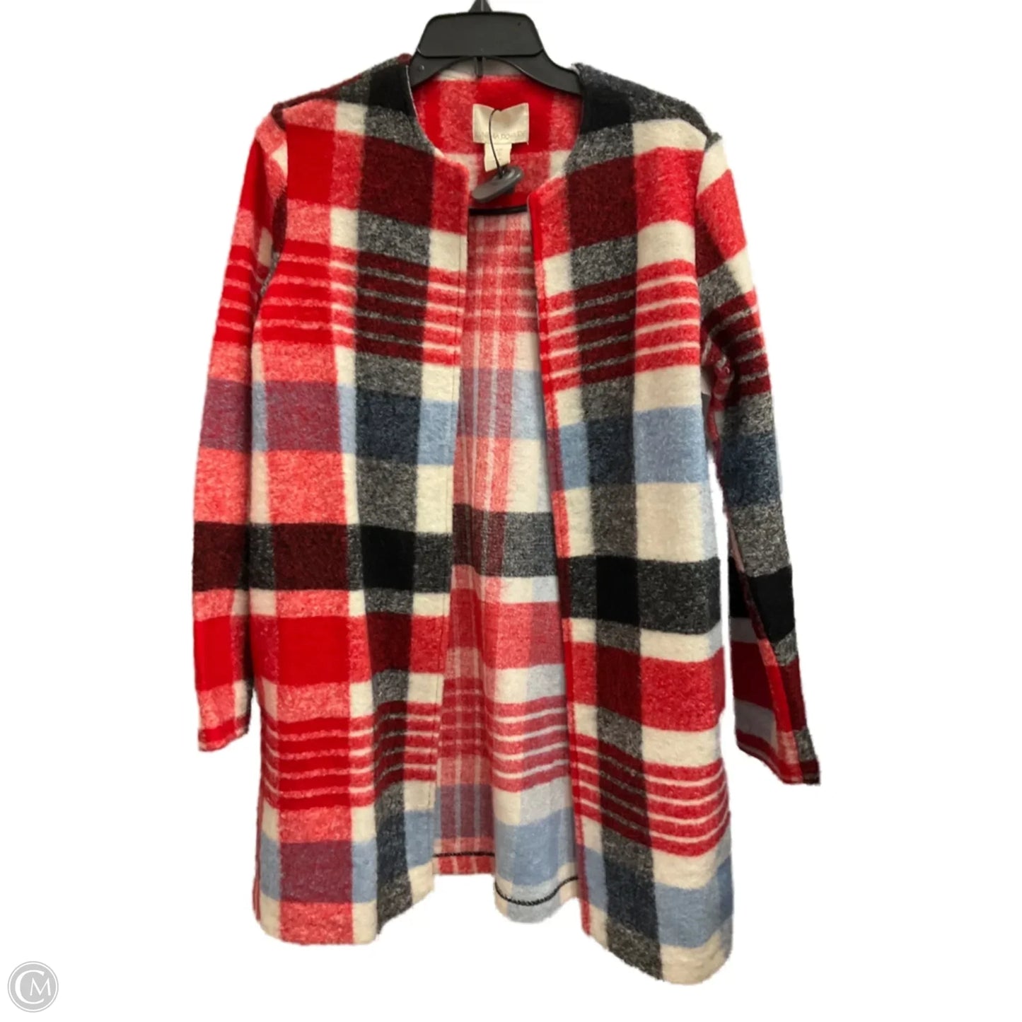 Jacket Shirt By Cynthia Rowley In Plaid Pattern, Size: Xs