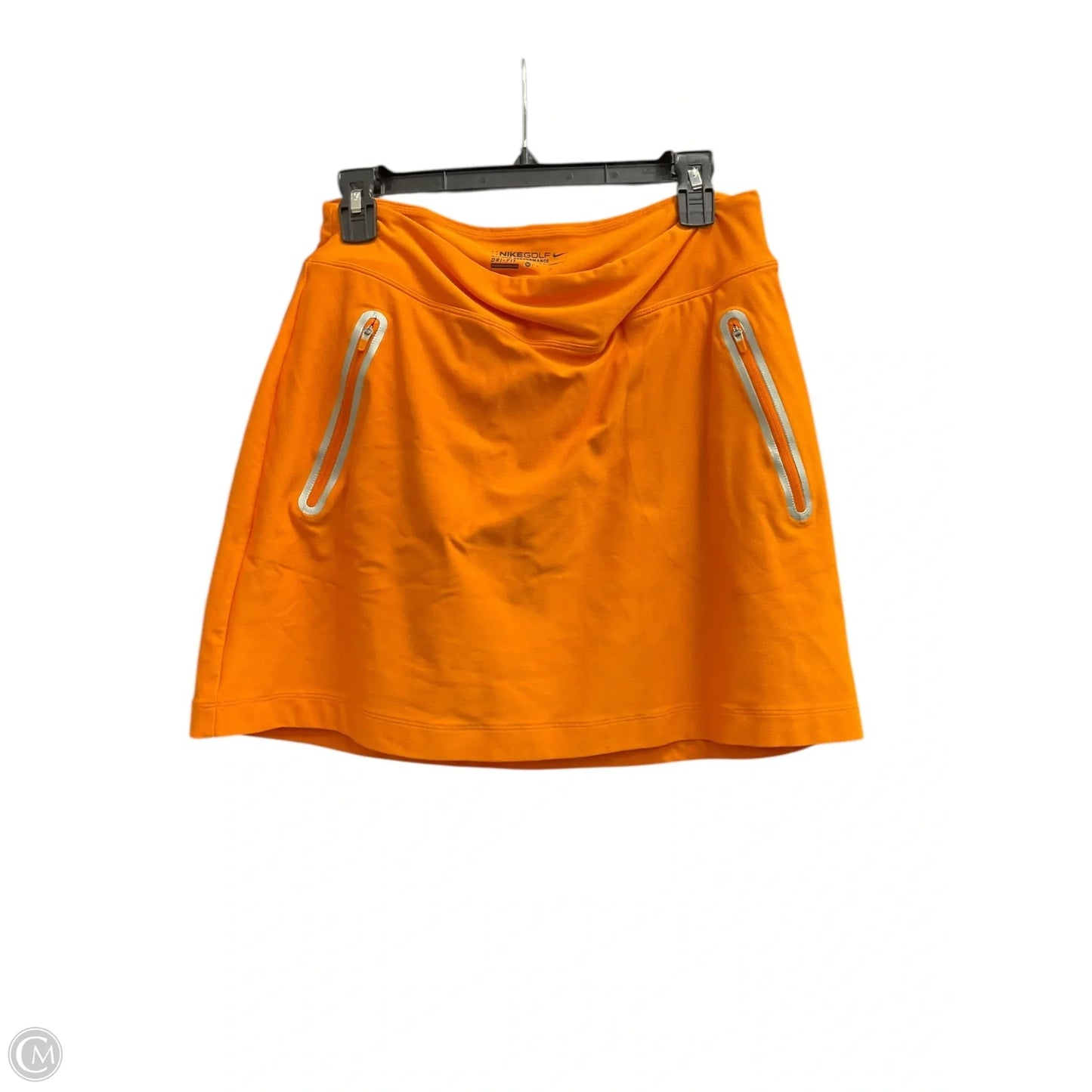 Athletic Skort By Nike Apparel In Orange, Size: M