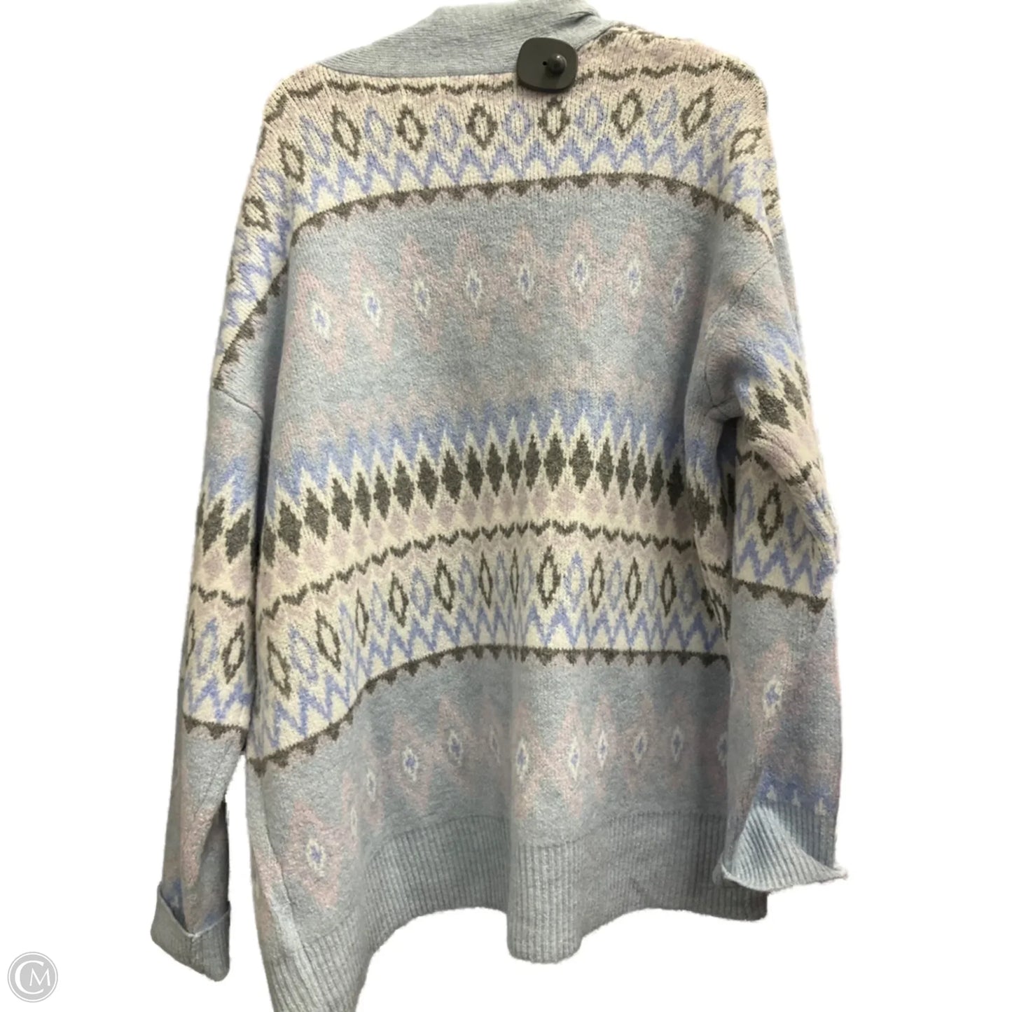 Cardigan By Croft And Barrow In Blue, Size: Xxl