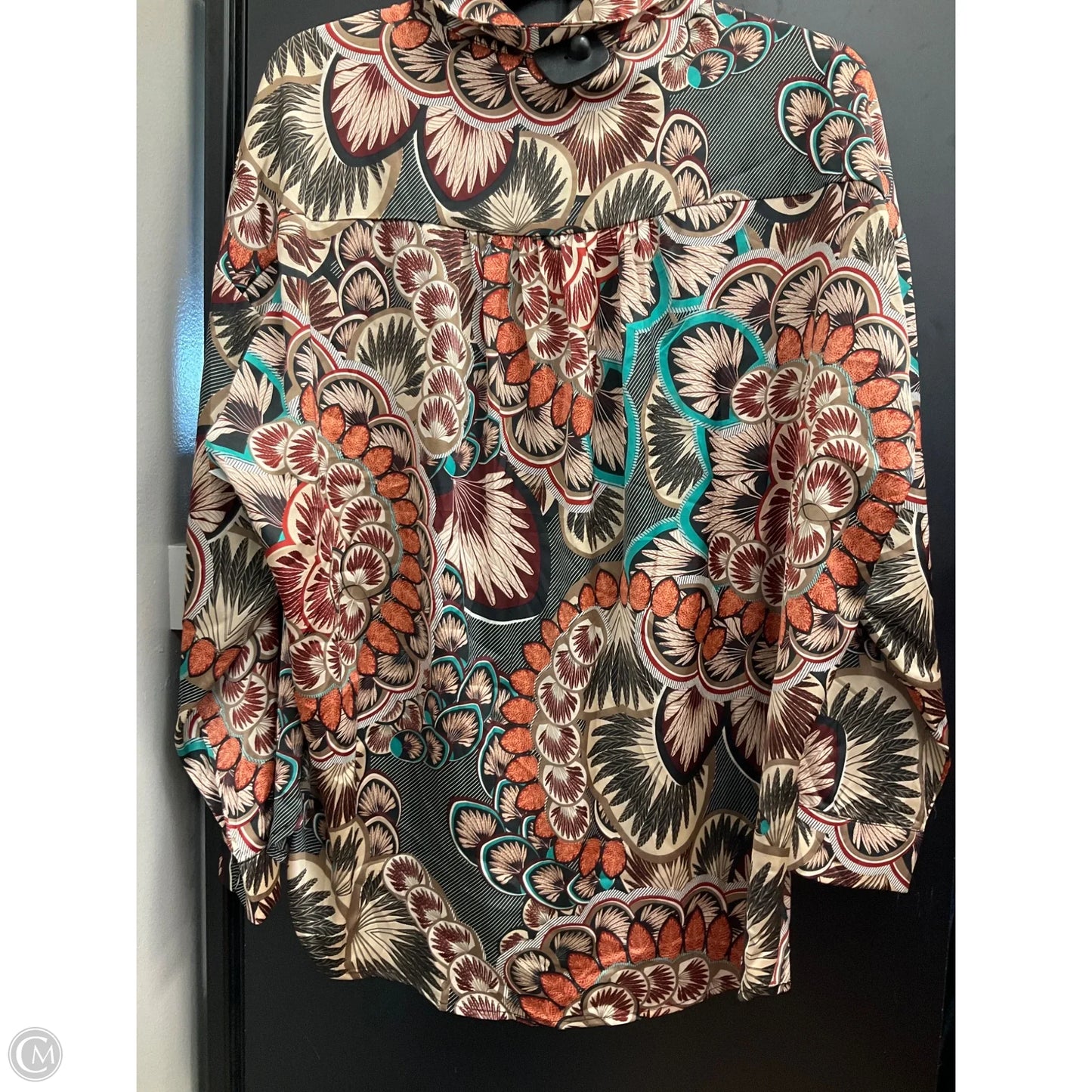 Blouse Long Sleeve By Jodifl In Multi-colored, Size: M