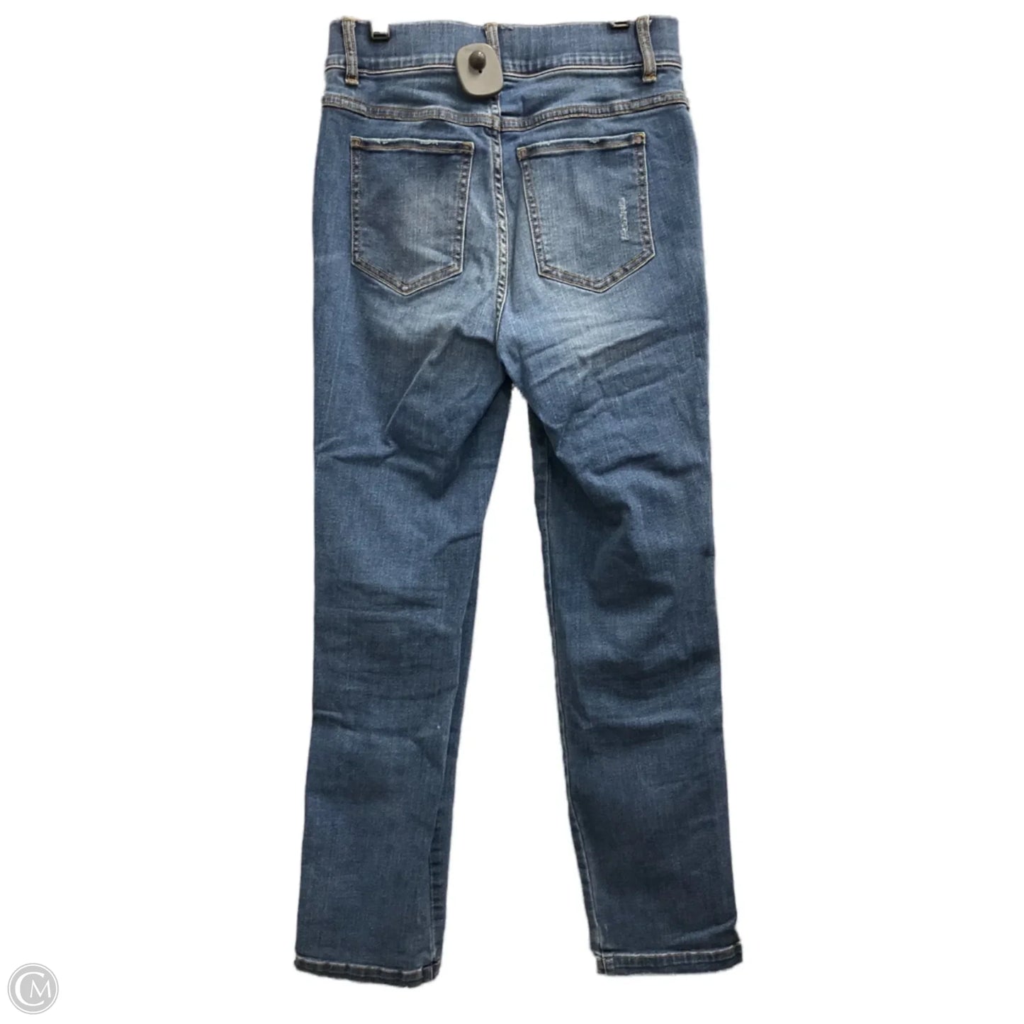 Jeans Skinny By Spanx In Blue Denim, Size: Sp