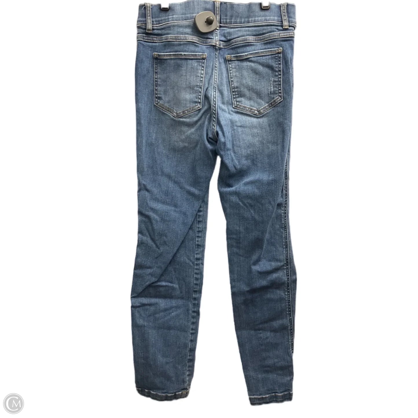 Jeans Skinny By Spanx In Blue Denim, Size: Sp