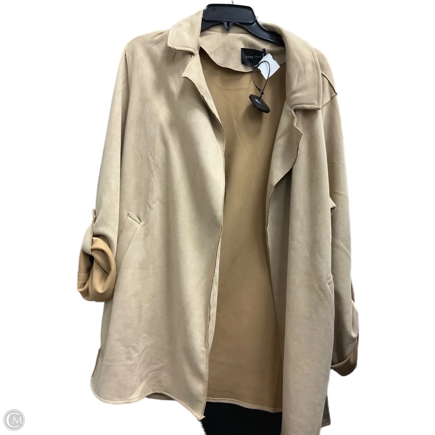 Jacket Other By Love Tree In Beige, Size: L