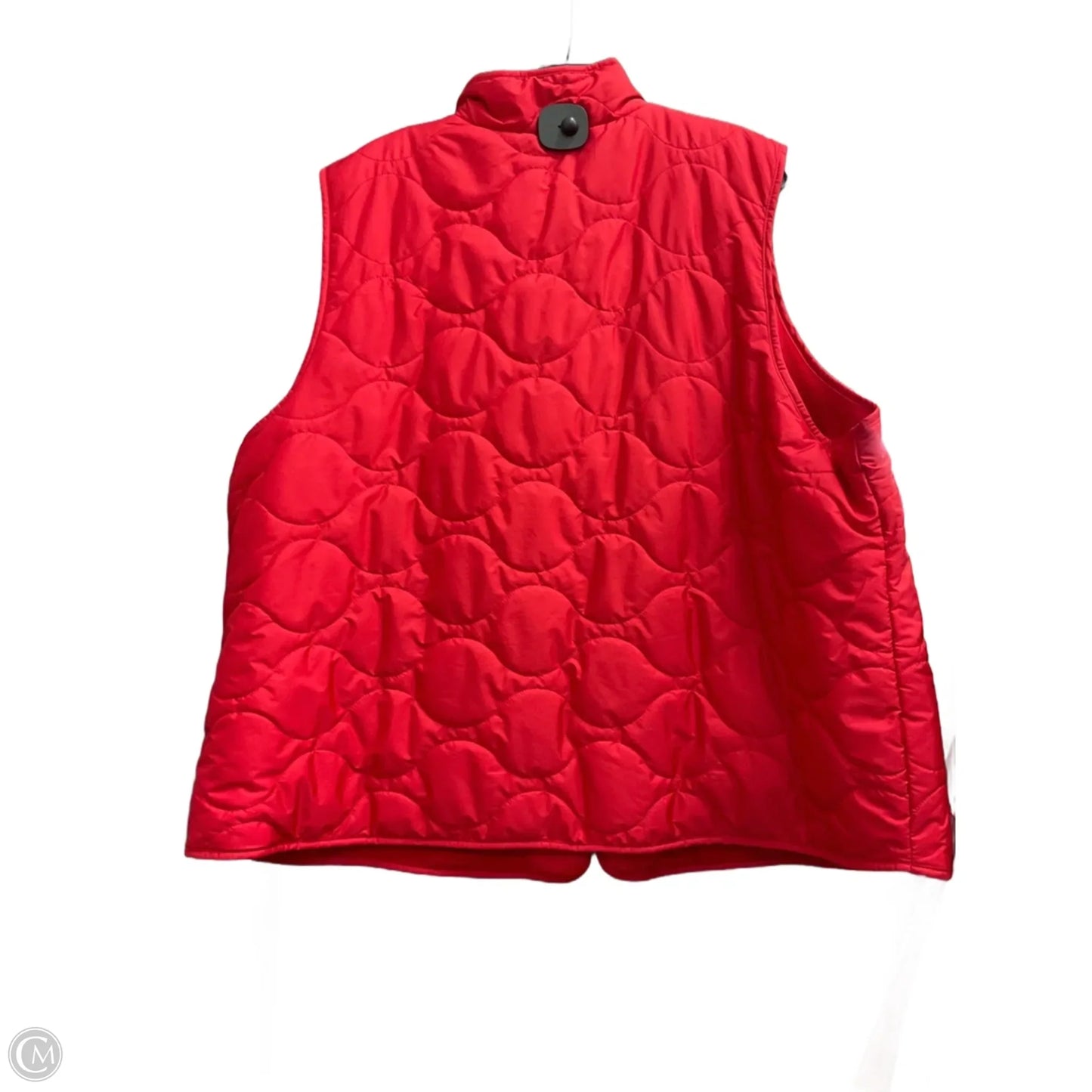 Vest Puffer & Quilted By Croft And Barrow In Red, Size: 3x