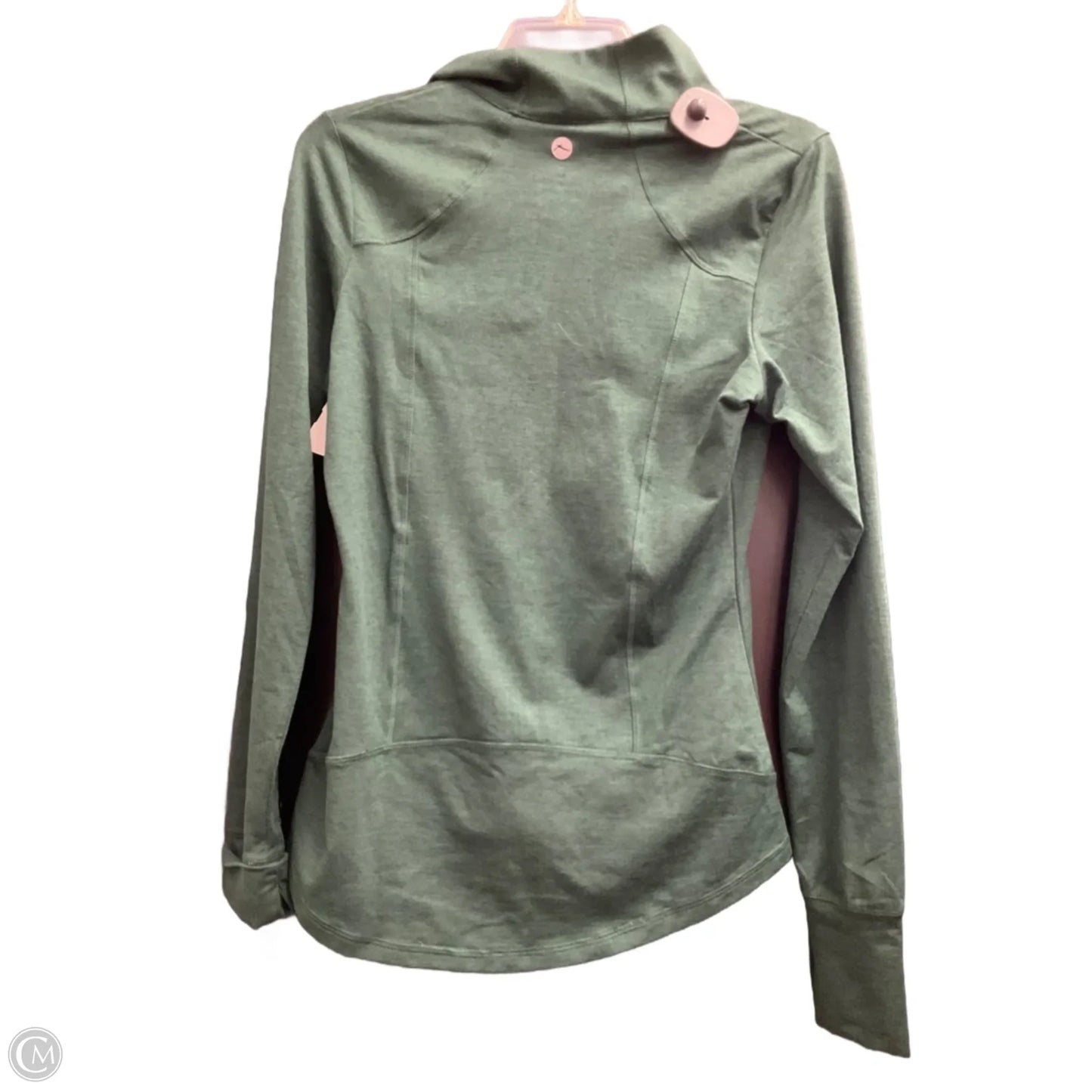 Athletic Jacket By Gottex In Green, Size: M