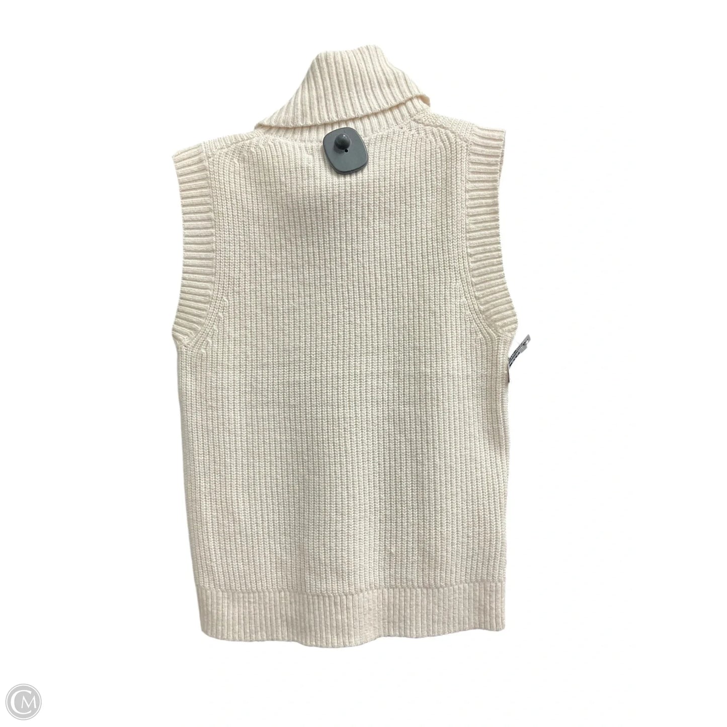 Vest Sweater By Loft In Cream, Size: Xs