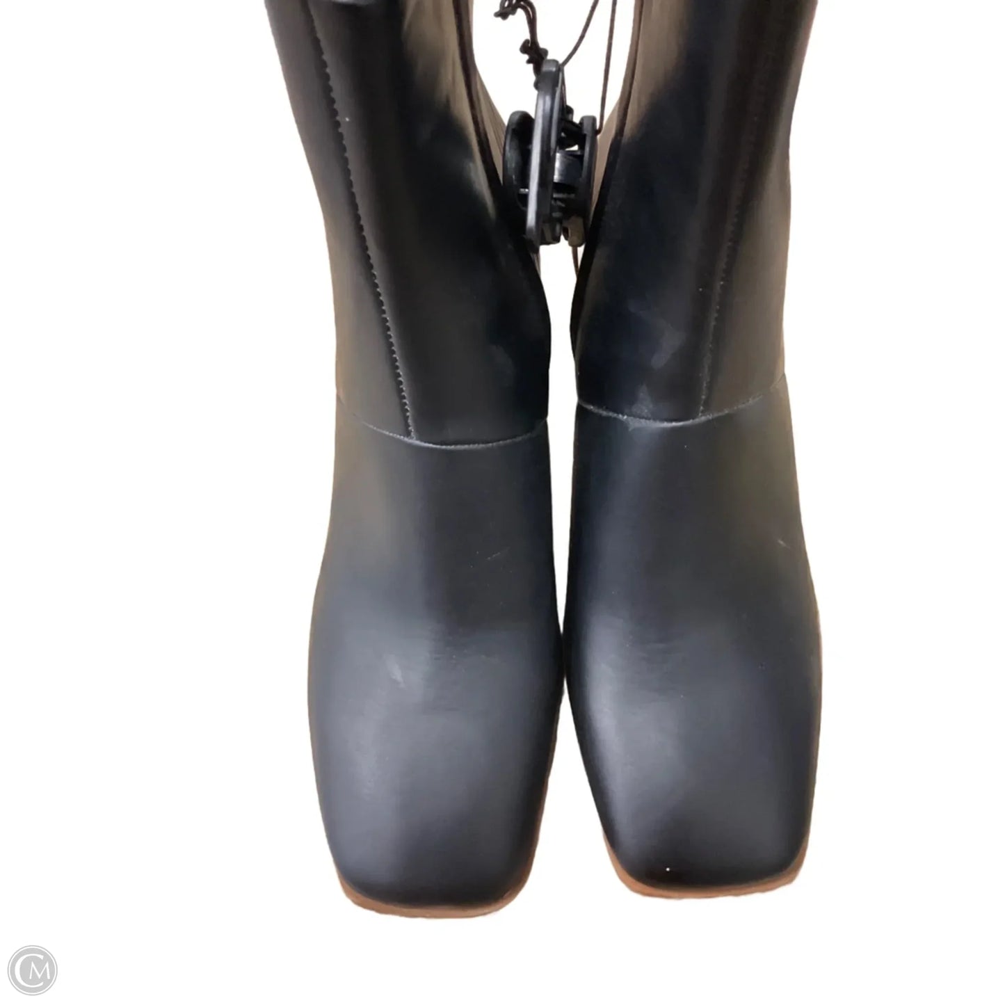 Boots Ankle Heels By Time And Tru In Black, Size: 9