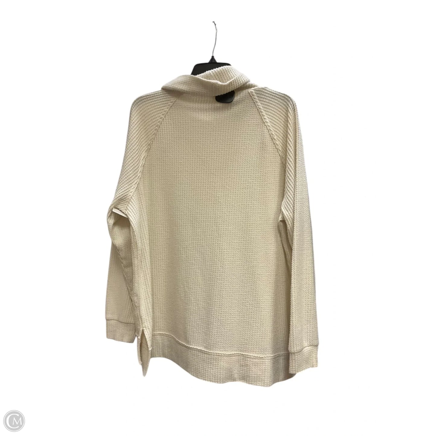 Top Long Sleeve By Lou And Grey In Cream, Size: L