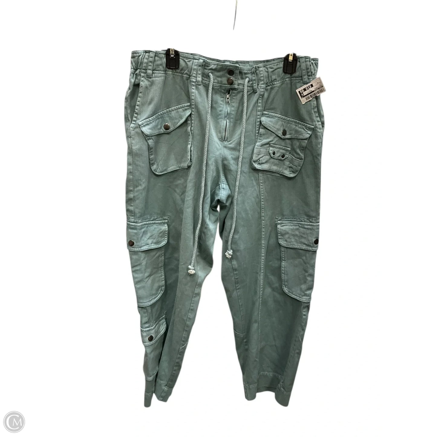 Pants Cargo & Utility By Free People In Teal, Size: M