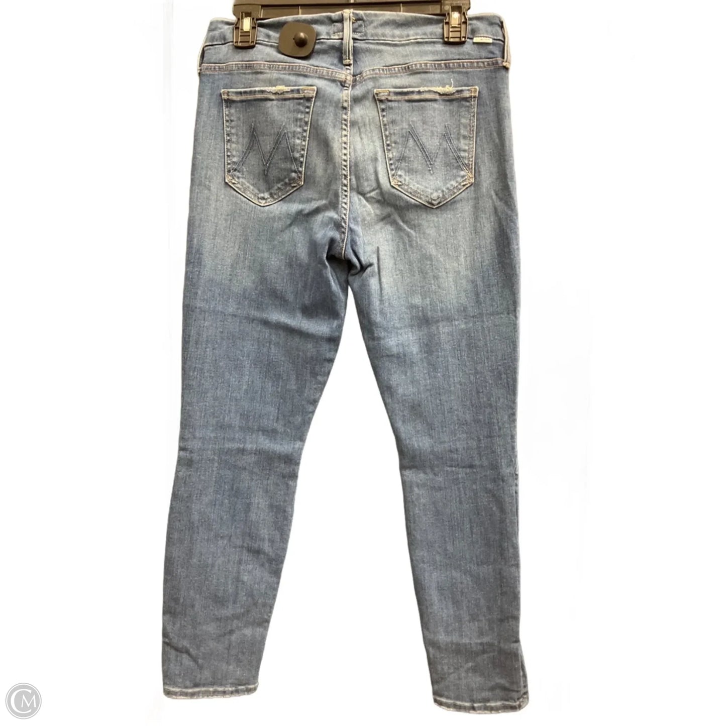 Jeans Skinny By Mother In Blue Denim, Size: 8