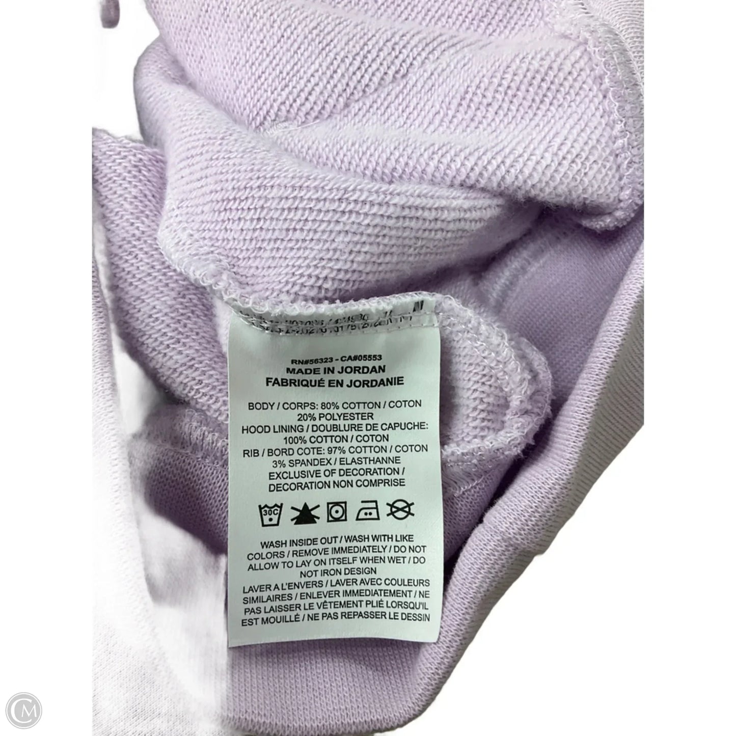 Athletic Sweatshirt Hoodie By Nike Apparel In Purple, Size: S