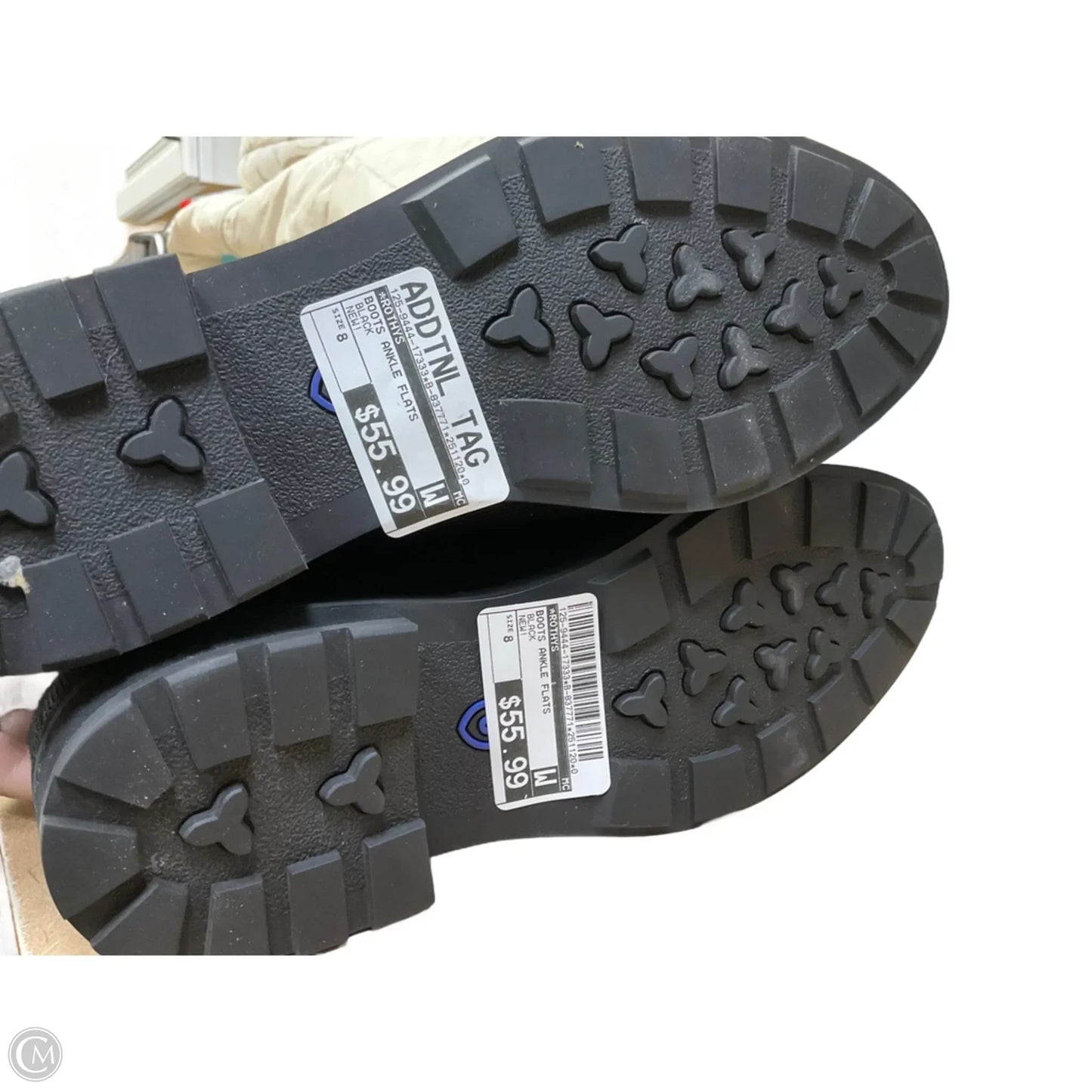 Boots Ankle Flats By Rothys In Black, Size: 8