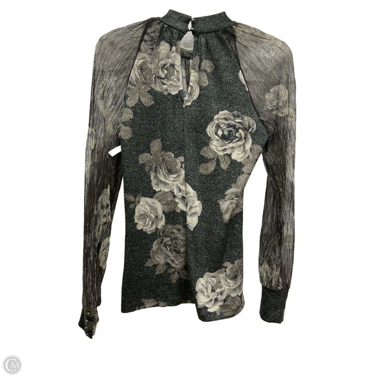 Top Long Sleeve By Fever In Floral Print, Size: S