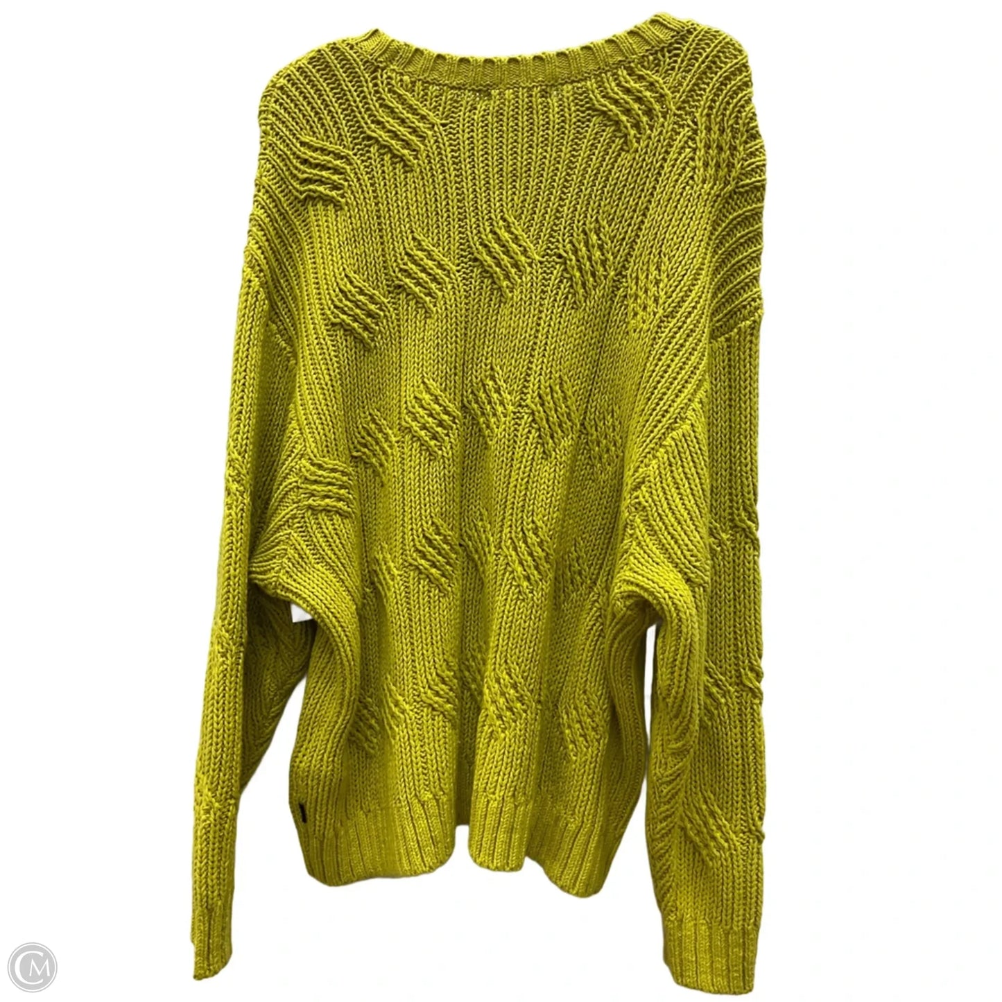 Sweater By Vans In Yellow, Size: Xl