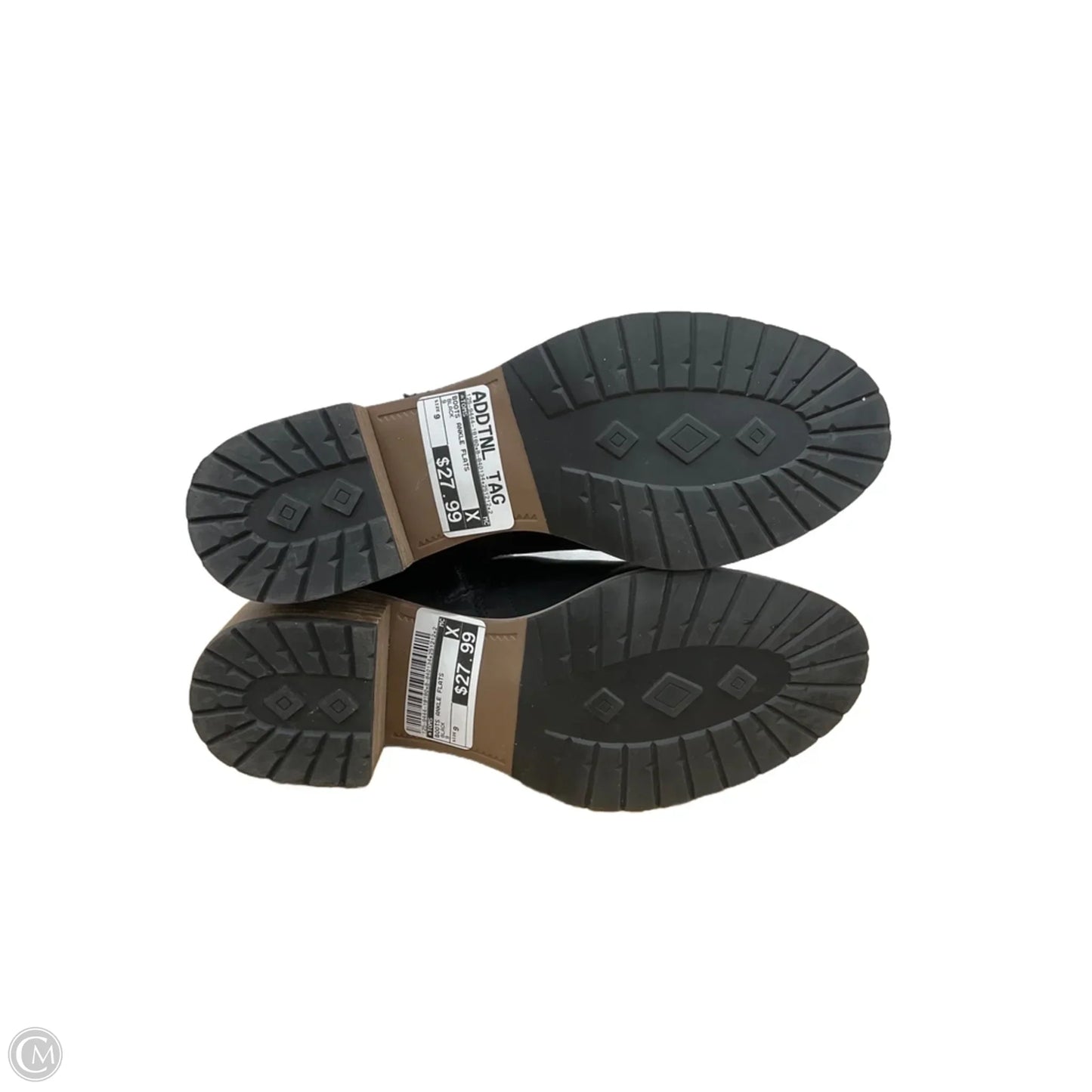 Boots Ankle Flats By Toms In Black, Size: 9