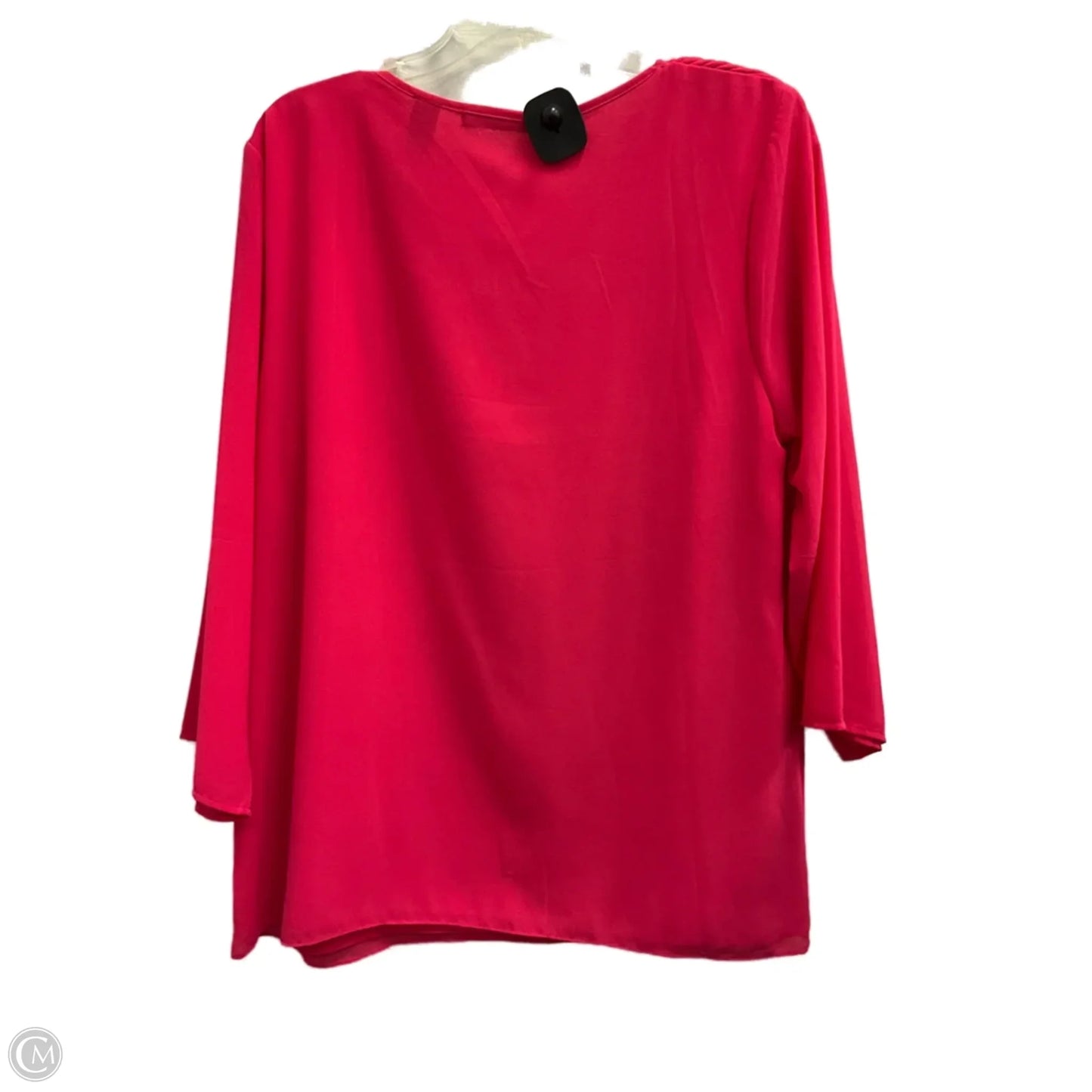Top Long Sleeve By Bke In Pink, Size: L